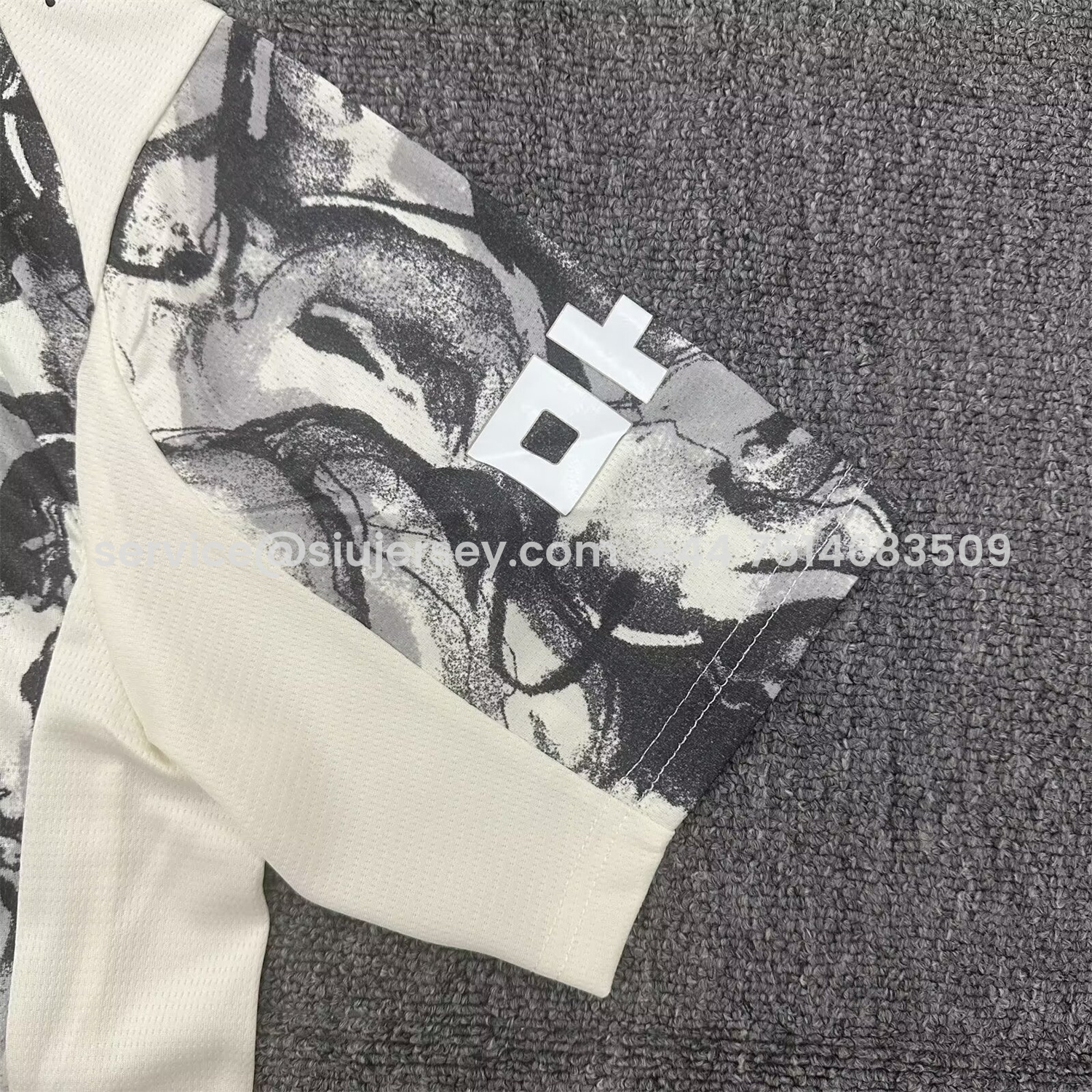 SIUjerseys-Manchester City 25-26 Year of the Horse Ink Painting Special Jersey - Fans Version