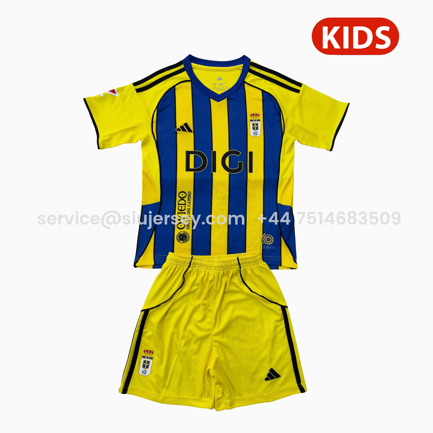 SIUjerseys-Real Oviedo 25-26 Away Kids Kit