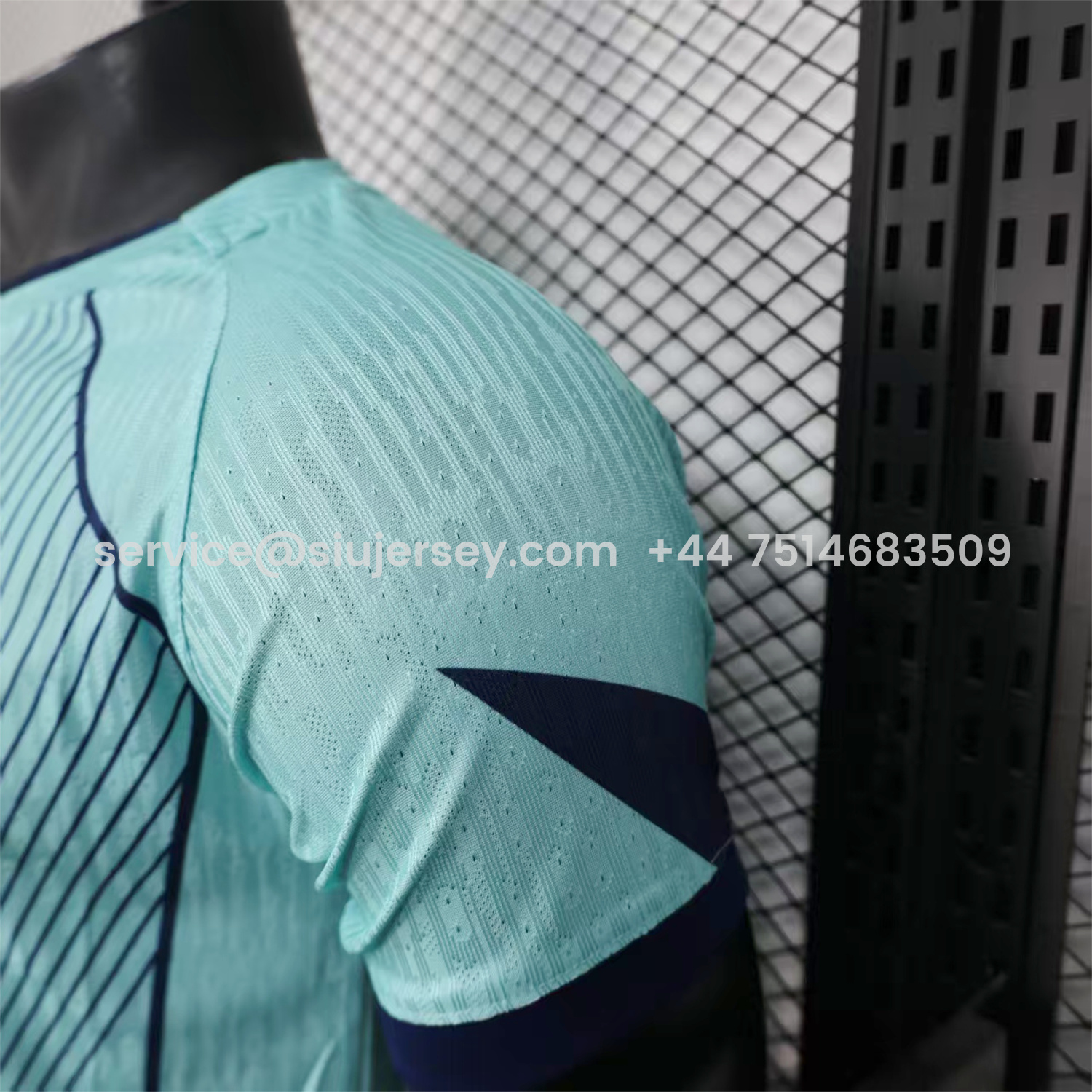 SIUjerseys-Barcelona 25-26 T90 Cyan Special Jersey - Player Version