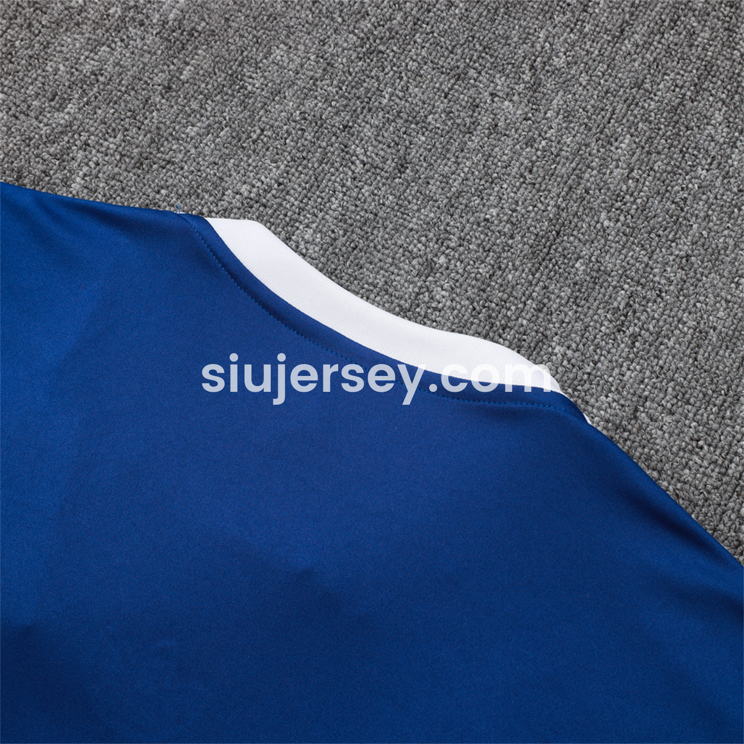 SIUjerseys-Arsenal 25-26 Throwback Trefoil Vest Training Set - Royal Blue Vest and Shorts