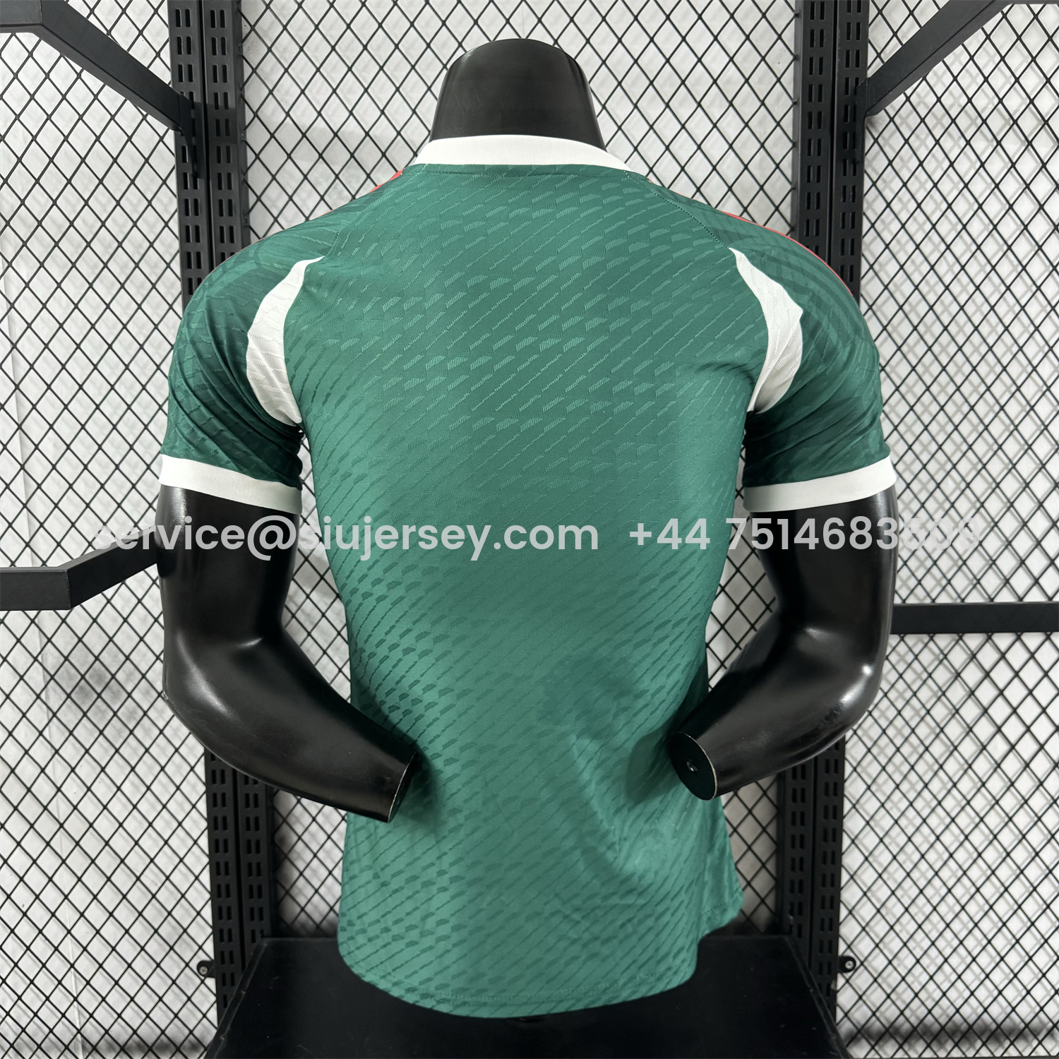 SIUjerseys-Mexico 25-26 Green Human Face Shaped Pattern Special Jersey - Player Version