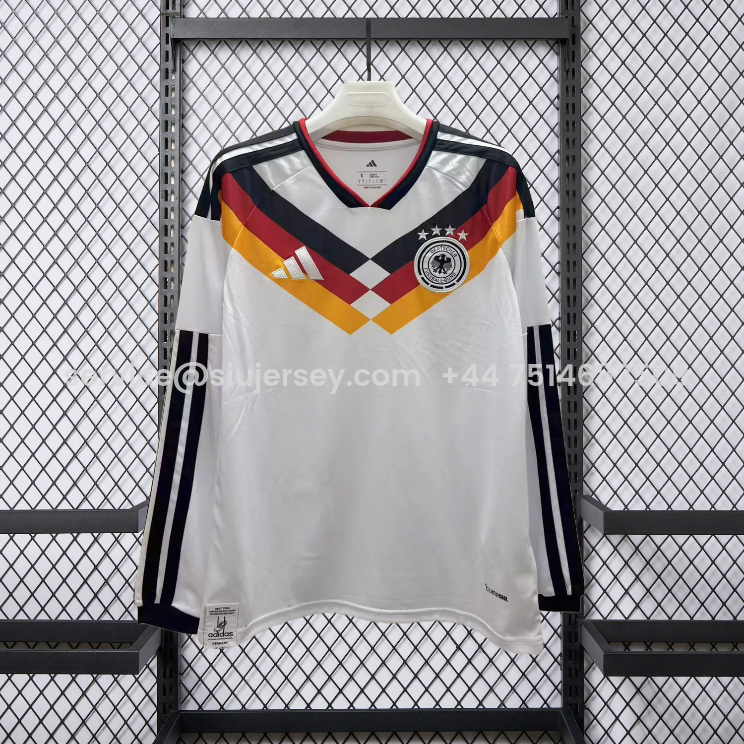 SIUjerseys-Germany 2026 Home Long Sleeves Jersey - Fans Version