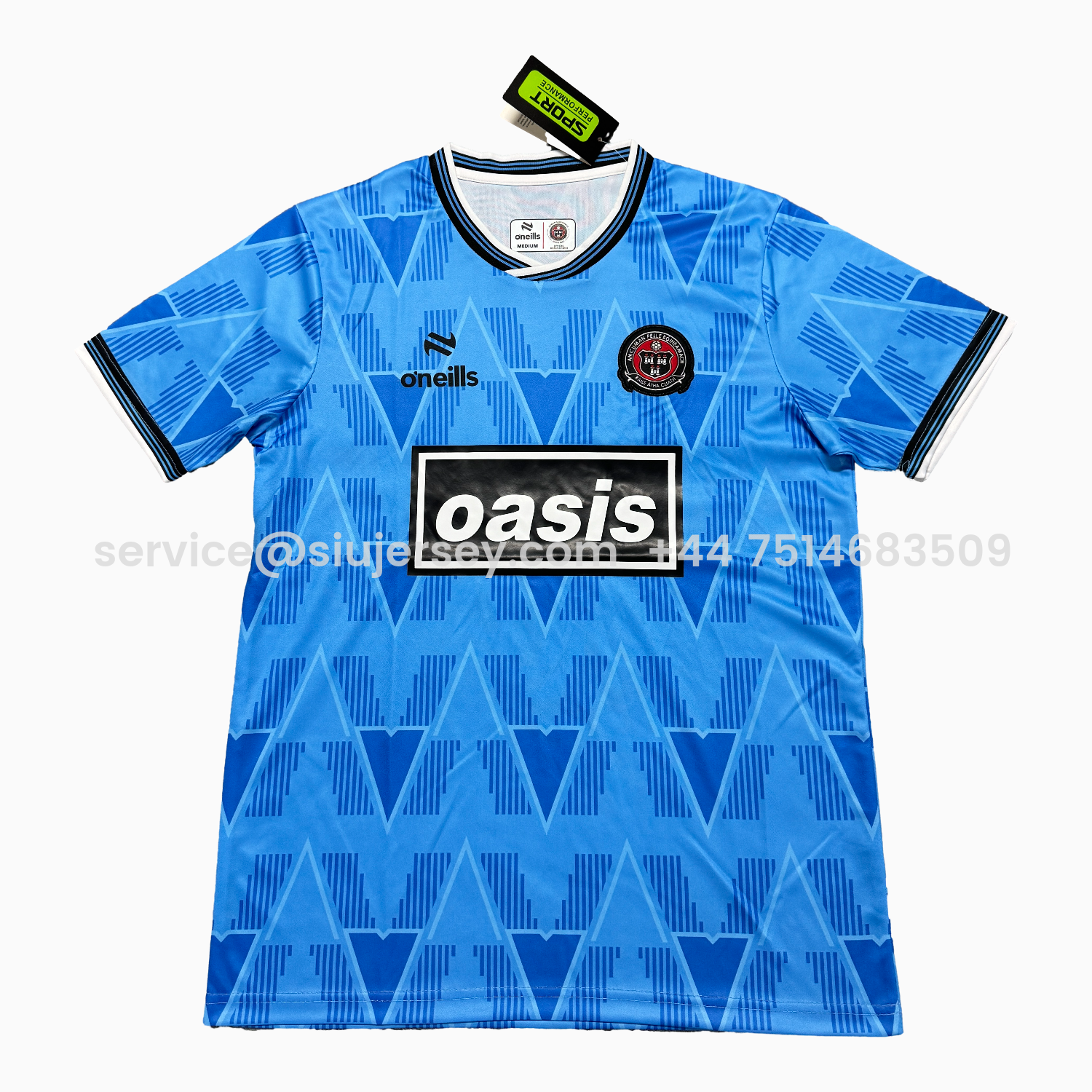 SIUjerseys-Bohemian 25-26 Oasis Originals Tour Blue Jersey - Fans Version