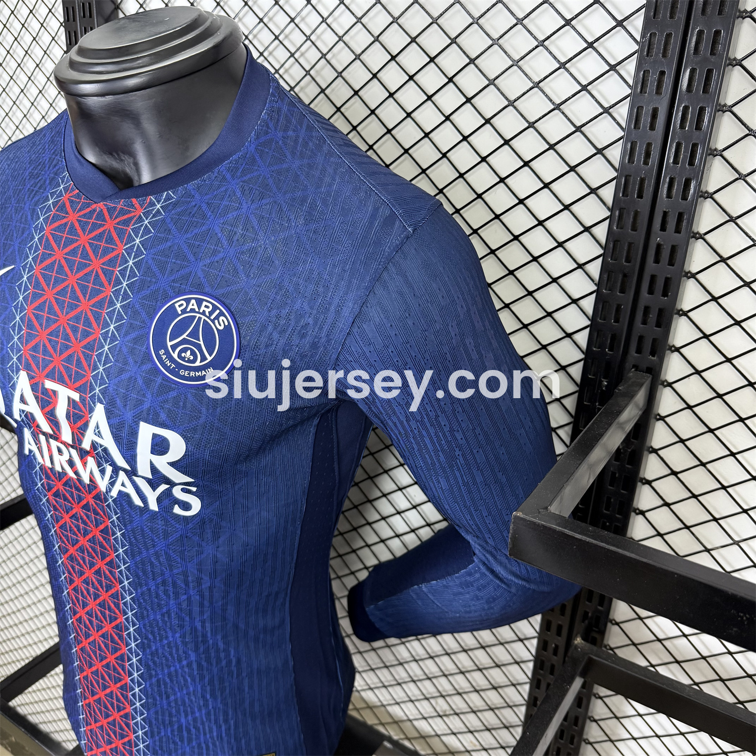 SIUjerseys-Paris Saint-Germain PSG 25-26 Home Long Sleeves Jersey - Player Version
