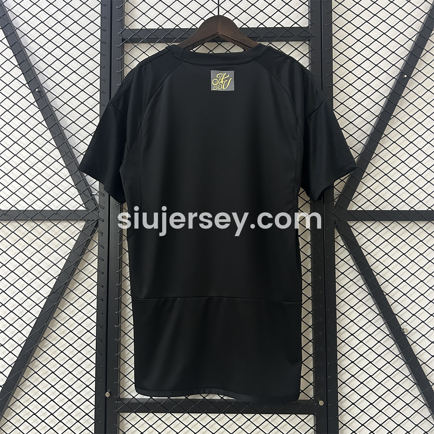 SIUjerseys-Aston Villa 24-25 Black 150th Anniversary Jersey - Fans Version