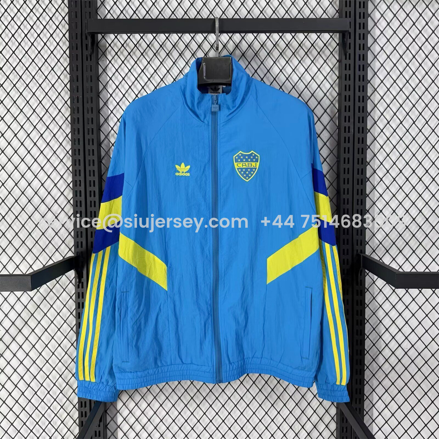 SIUjerseys-Boca Juniors 25-26 Training Windbreaker Jacket - Blue