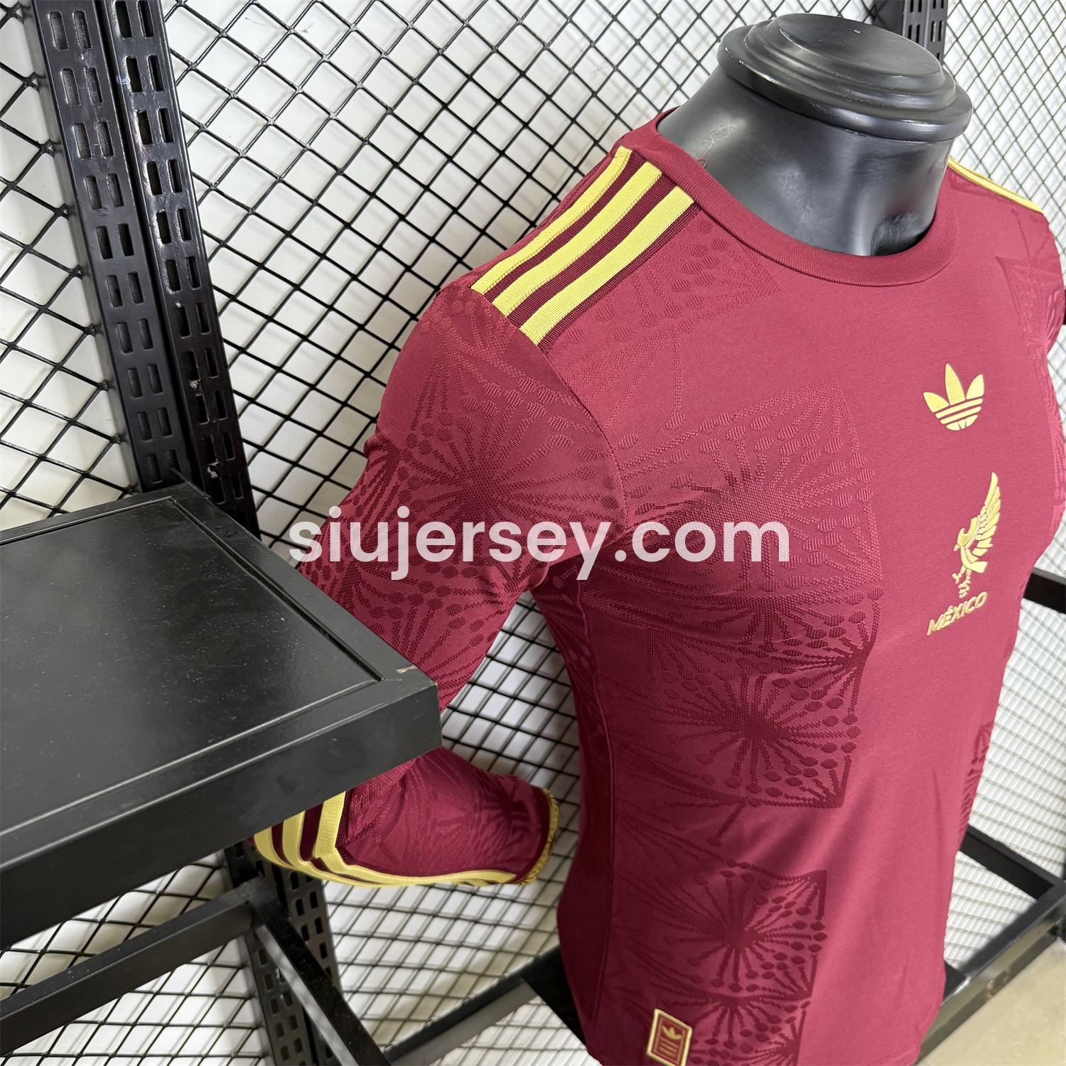 SIUjerseys-Mexico 2025 Gold Cup Red Long Sleeves Jersey - Player Version