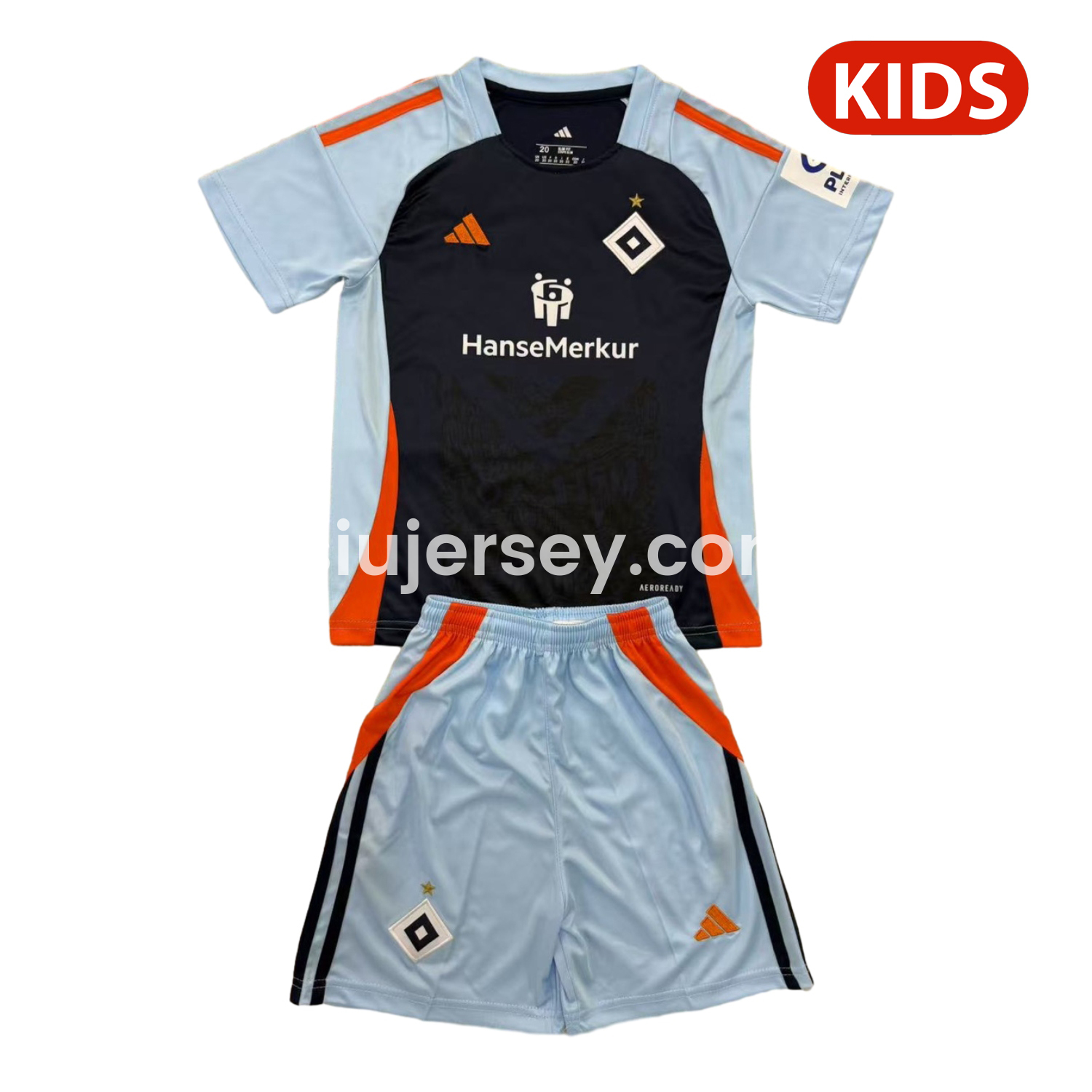SIUjerseys-Hamburger SV 25-26 World Girls' Day Blue Special Kids Kit