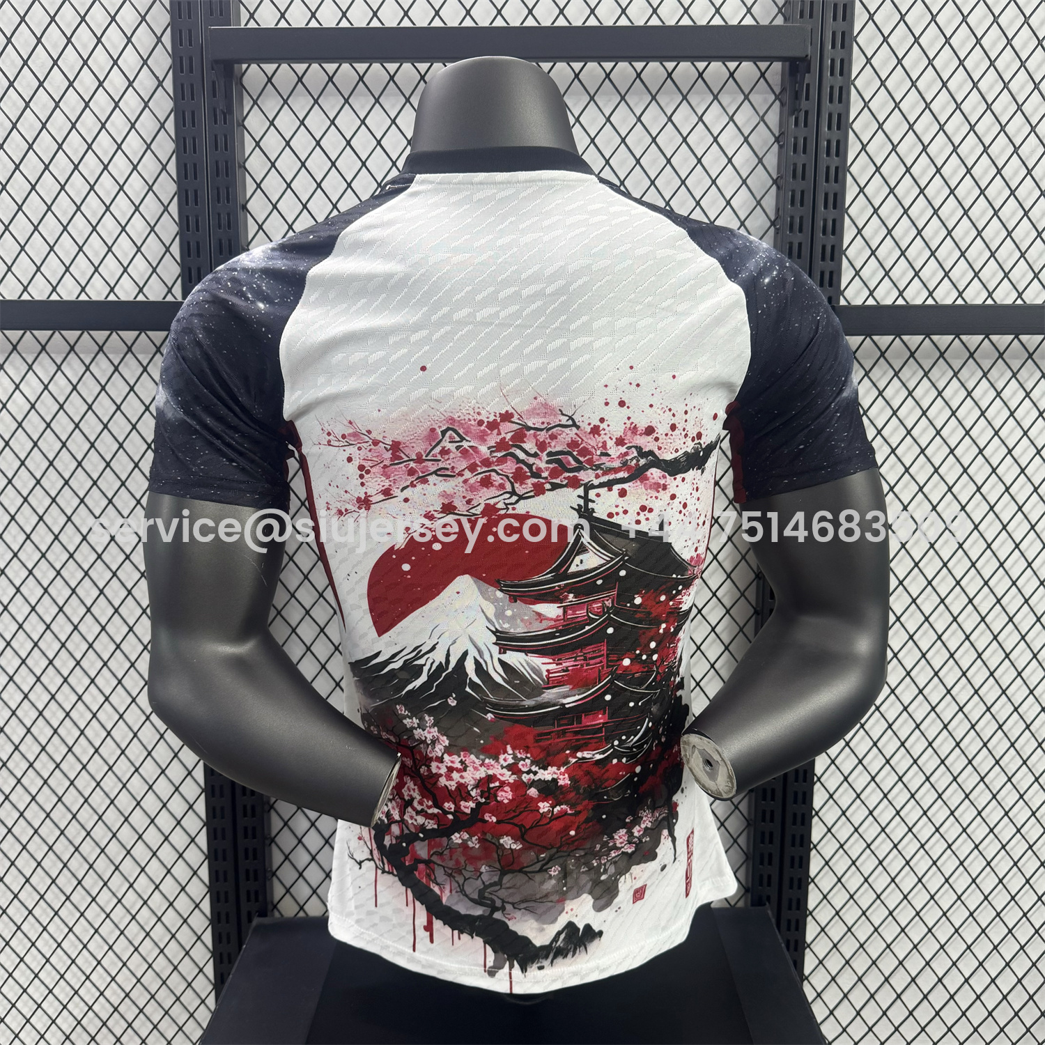 SIUjerseys-Japan 25-26 Sunset Over Mount Fuji Flowers Floating Over Churei Pagoda Special Jersey - Player Version