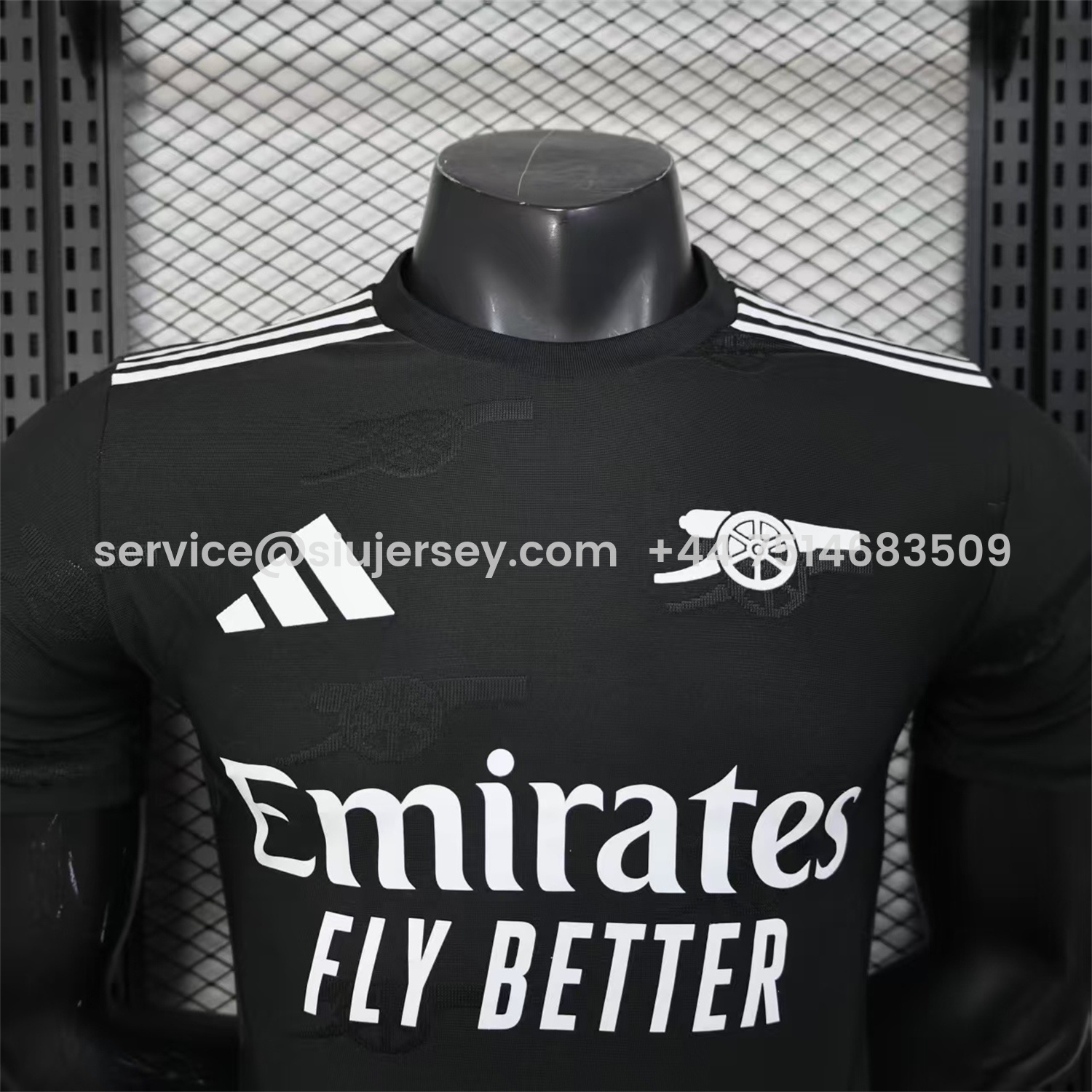 SIUjerseys-Arsenal 25-26 Pure Black Special Jersey - Player Version