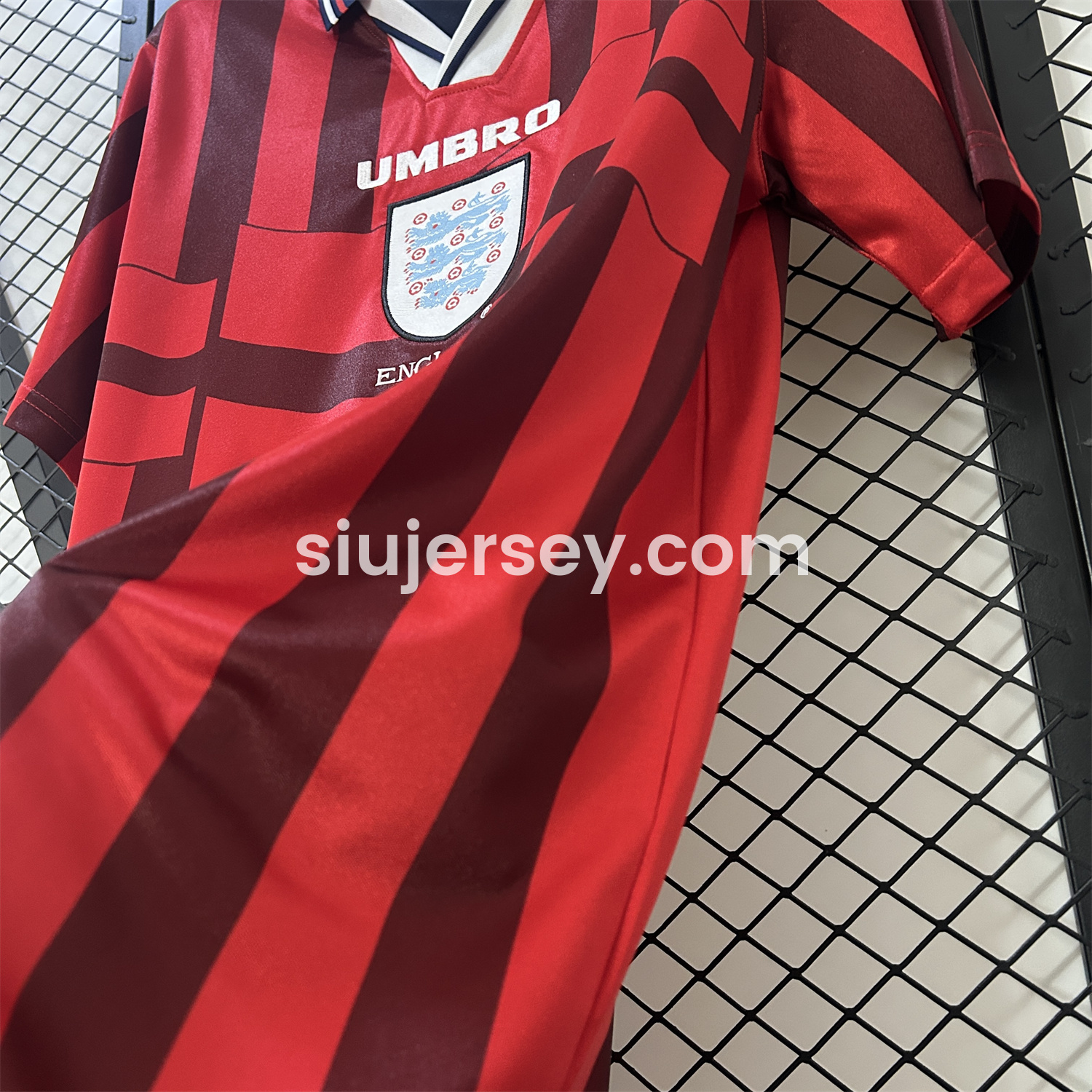 SIUjerseys-Retro England 1998 Away Jersey