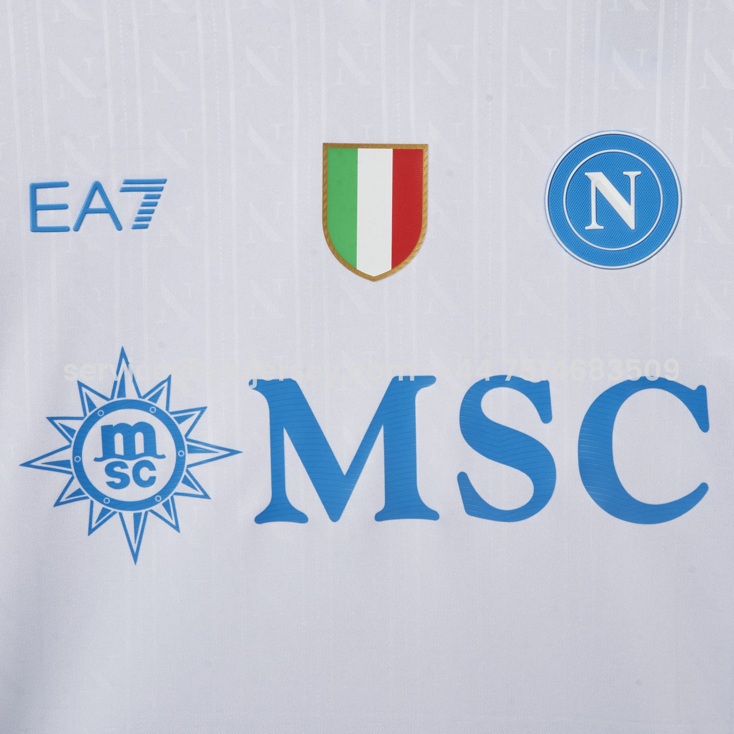 SIUjerseys-Napoli 25-26 European Away White Jersey - Fans Version