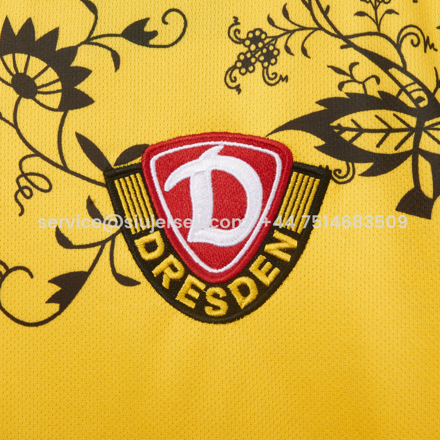 SIUjerseys-Dynamo Dresden 25-26 HATE RACISM Special Jersey - Fans Version