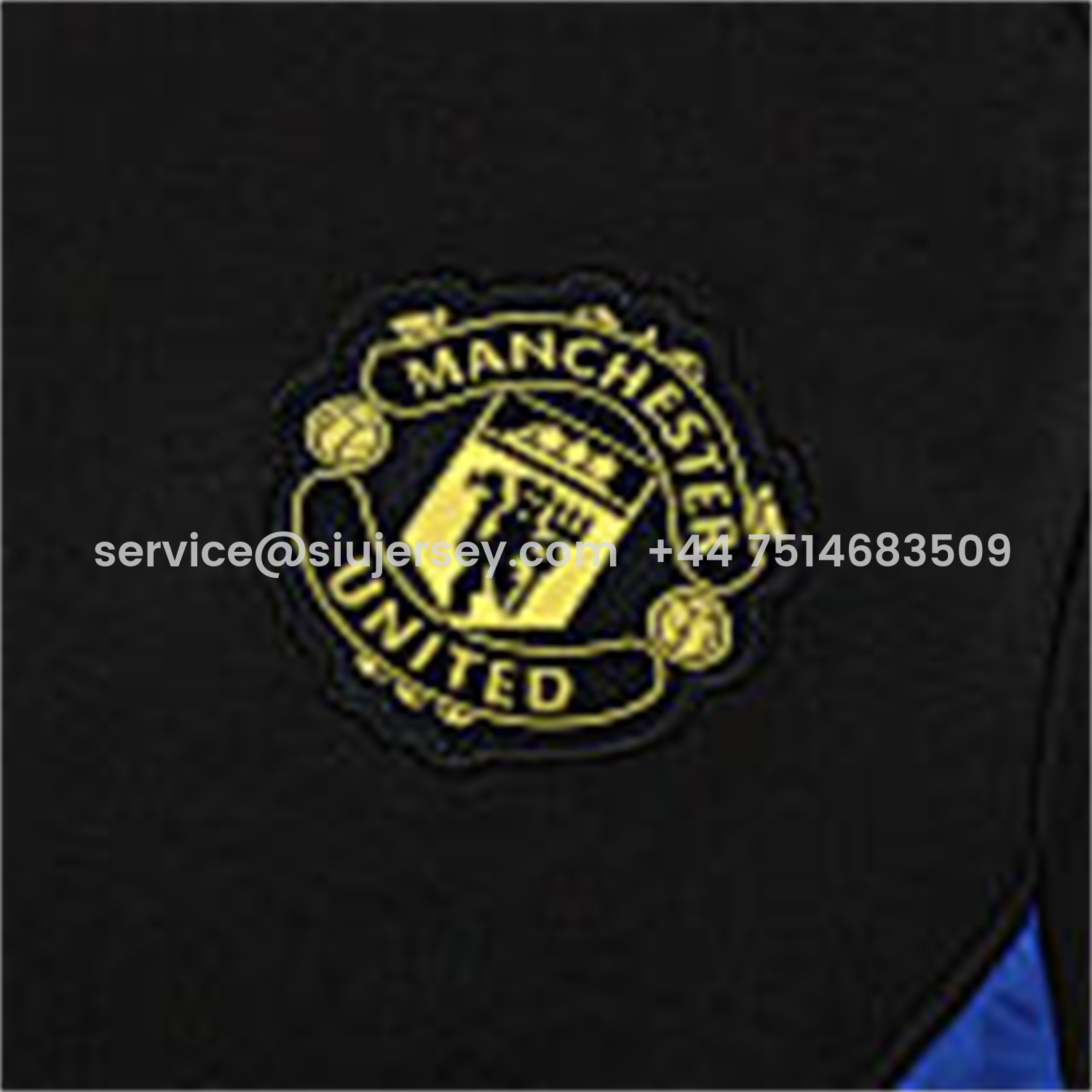 SIUjerseys-Manchester United 25-26 Short-Sleeve Training Set - Yellow Lines Black Top & Black Shorts