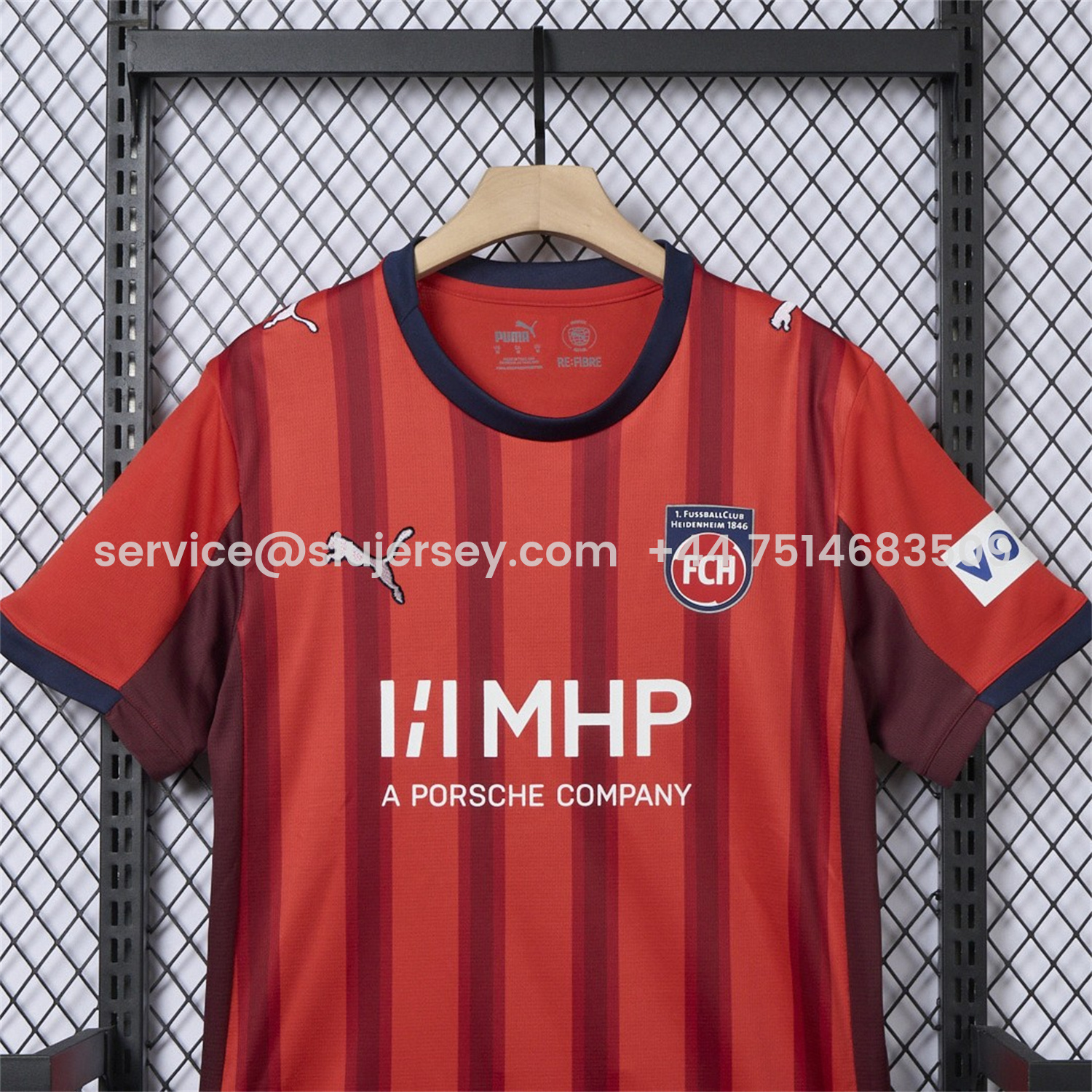SIUjerseys-FC Heidenheim 25-26 Home Jersey - Fans Version