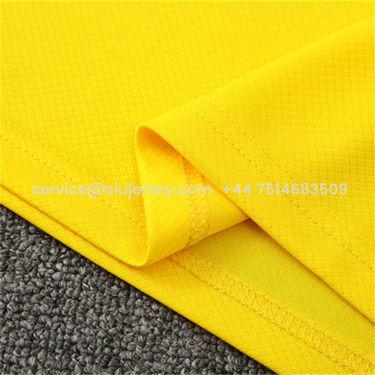 SIUjerseys-Brazil 25-26 Short-Sleeve Training Set - Yellow Top & Black Shorts