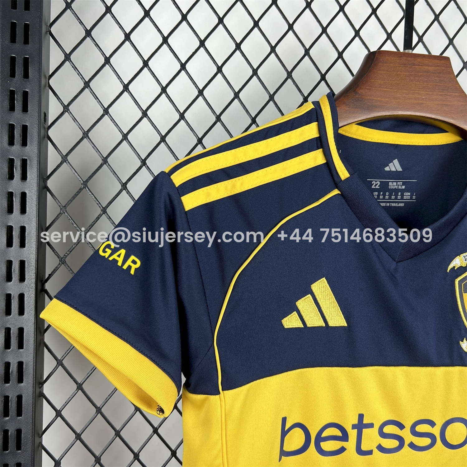 SIUjerseys-Boca Juniors 25-26 Home 120th Anniversary Kids Kit