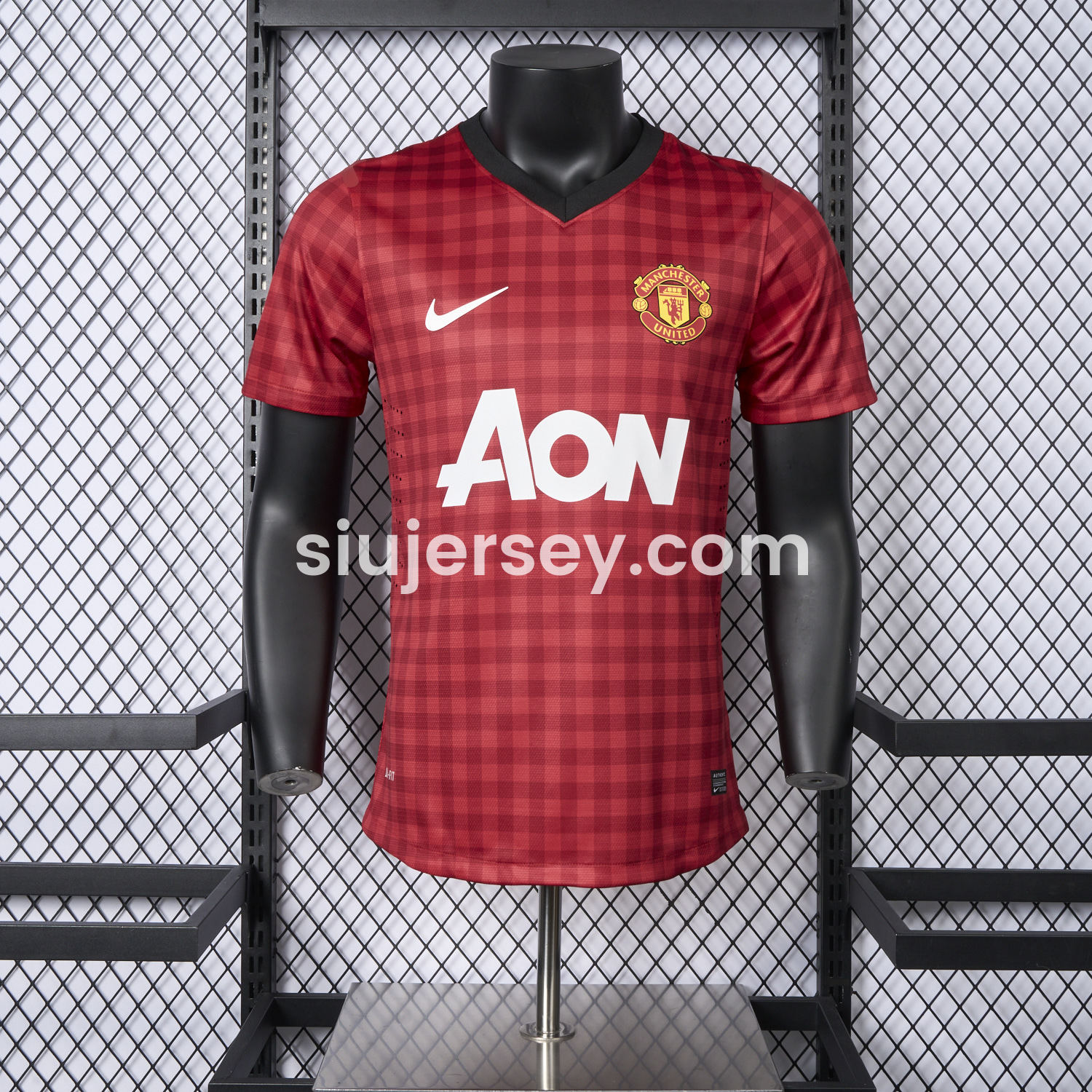 SIUjerseys-Retro Manchester United 2012-13 Home Jersey - Player Version