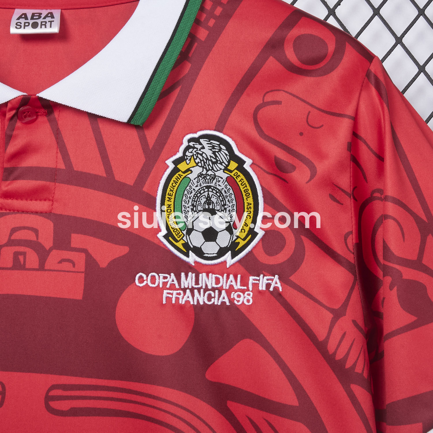 SIUjerseys-Retro Mexico 1998 Red Special Edition Jersey