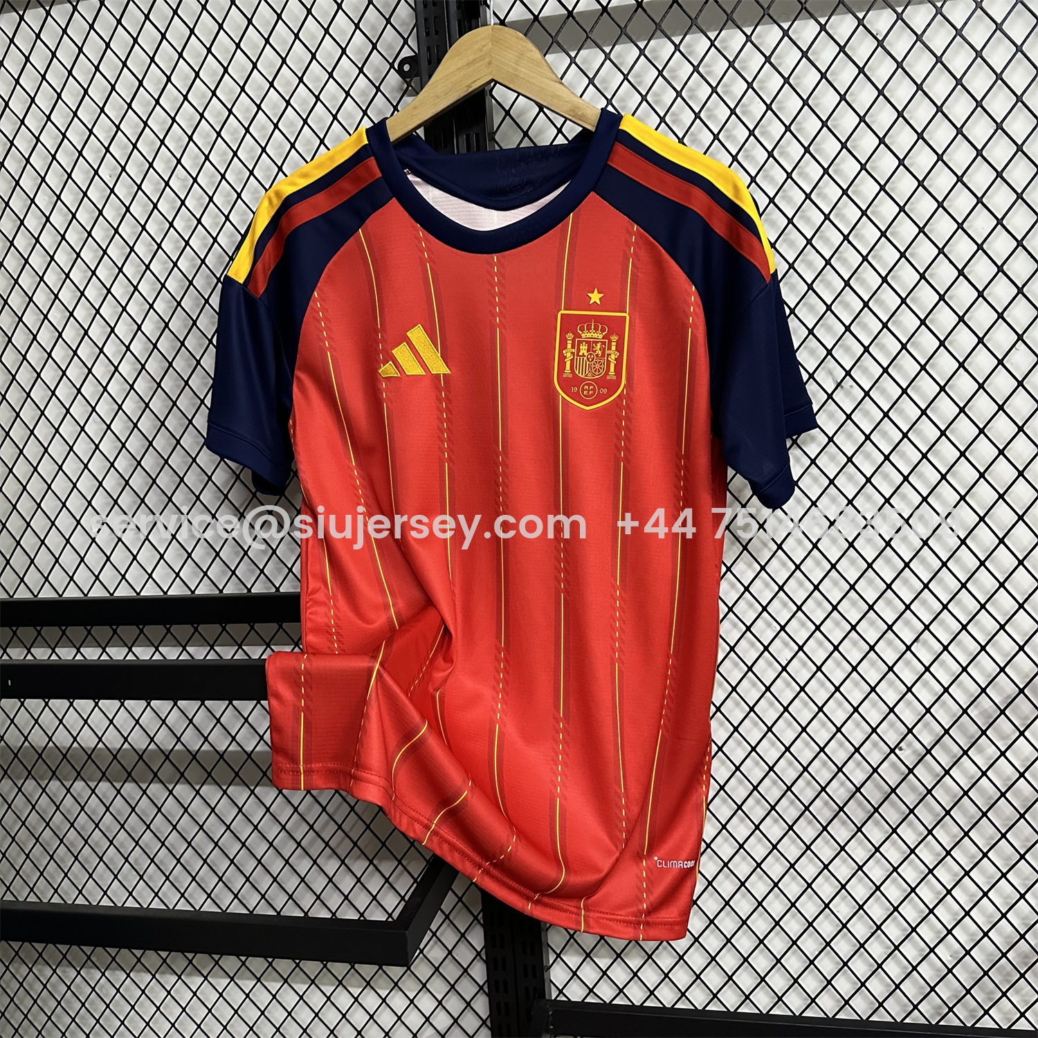 SIUjerseys-Spain 2026 Home Red Jersey - Fans Version
