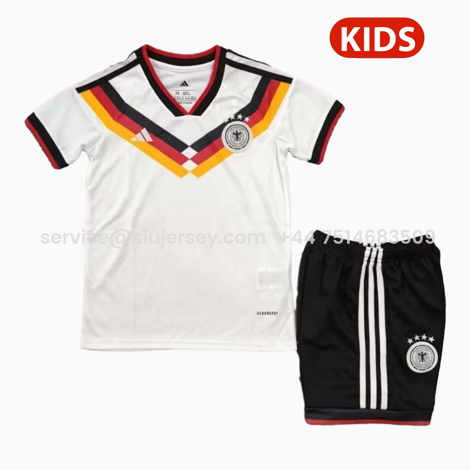 SIUjerseys-Germany 25-26 Home (Informal-release Version) Kids Kit
