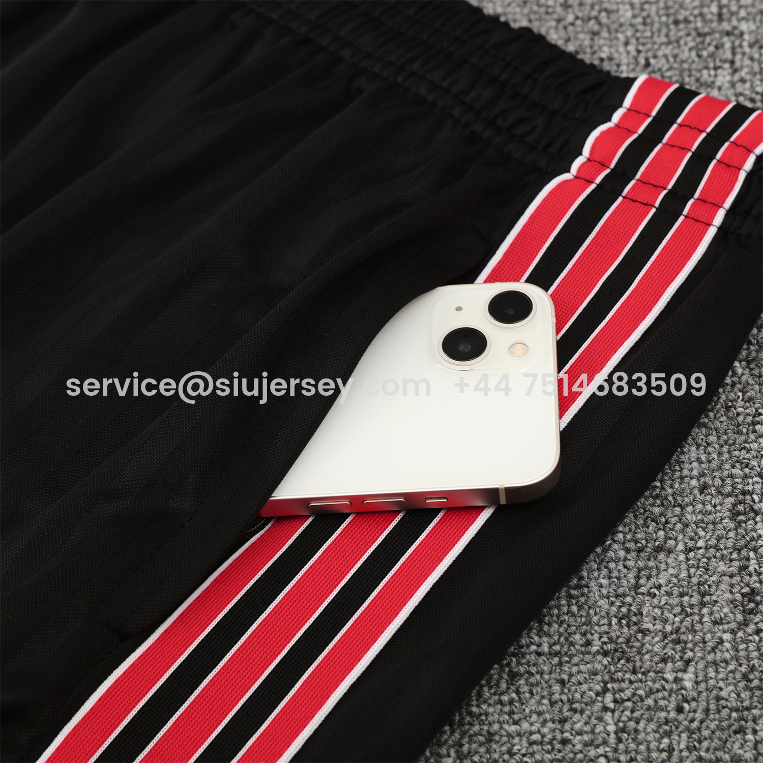 SIUjerseys-Flamengo 25-26 Short-Sleeve Training Set - Red Vest & Black Shorts