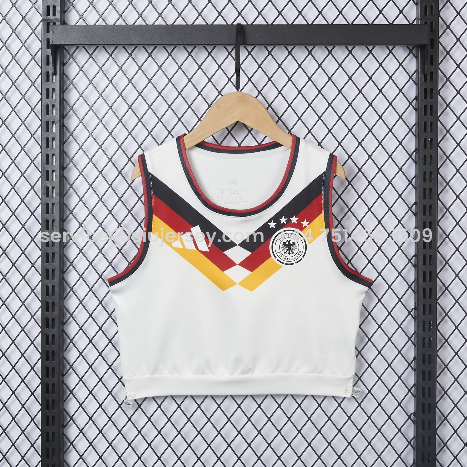 SIUjerseys-Women's Germany 2026 Home Yoga Vest