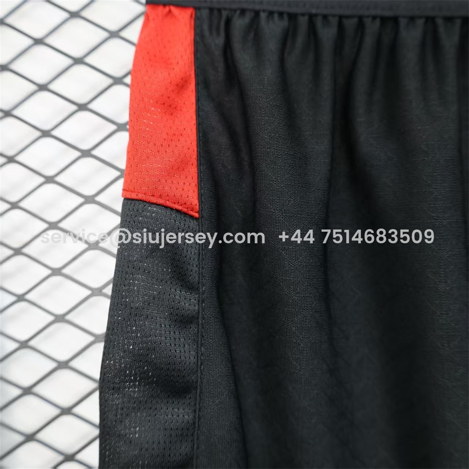 SIUjerseys-AC Milan 25-26 Home Black Shorts - Player Version