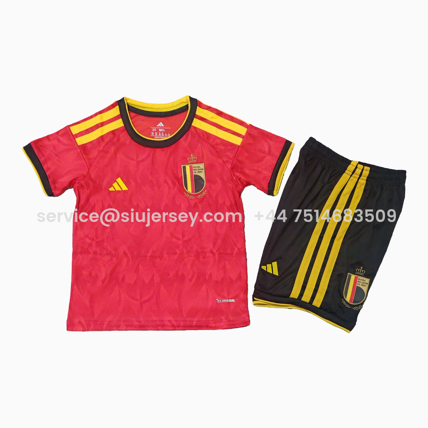 SIUjerseys-Belgium 25-26 Home (Informal-release Version) Kids Kit