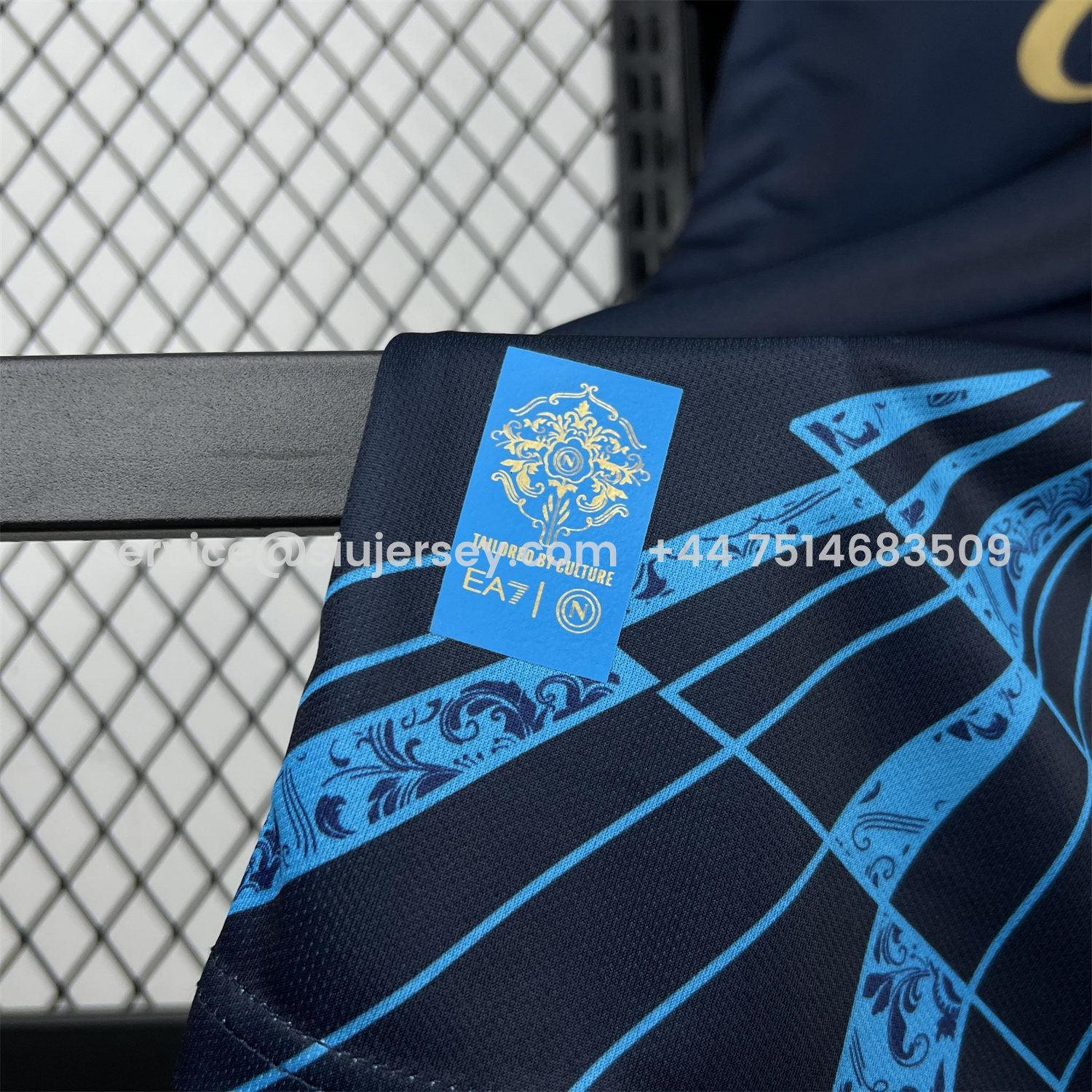 SIUjerseys-Napoli 25-26 CocaCola Dark Blue Special Jersey - Fans Version