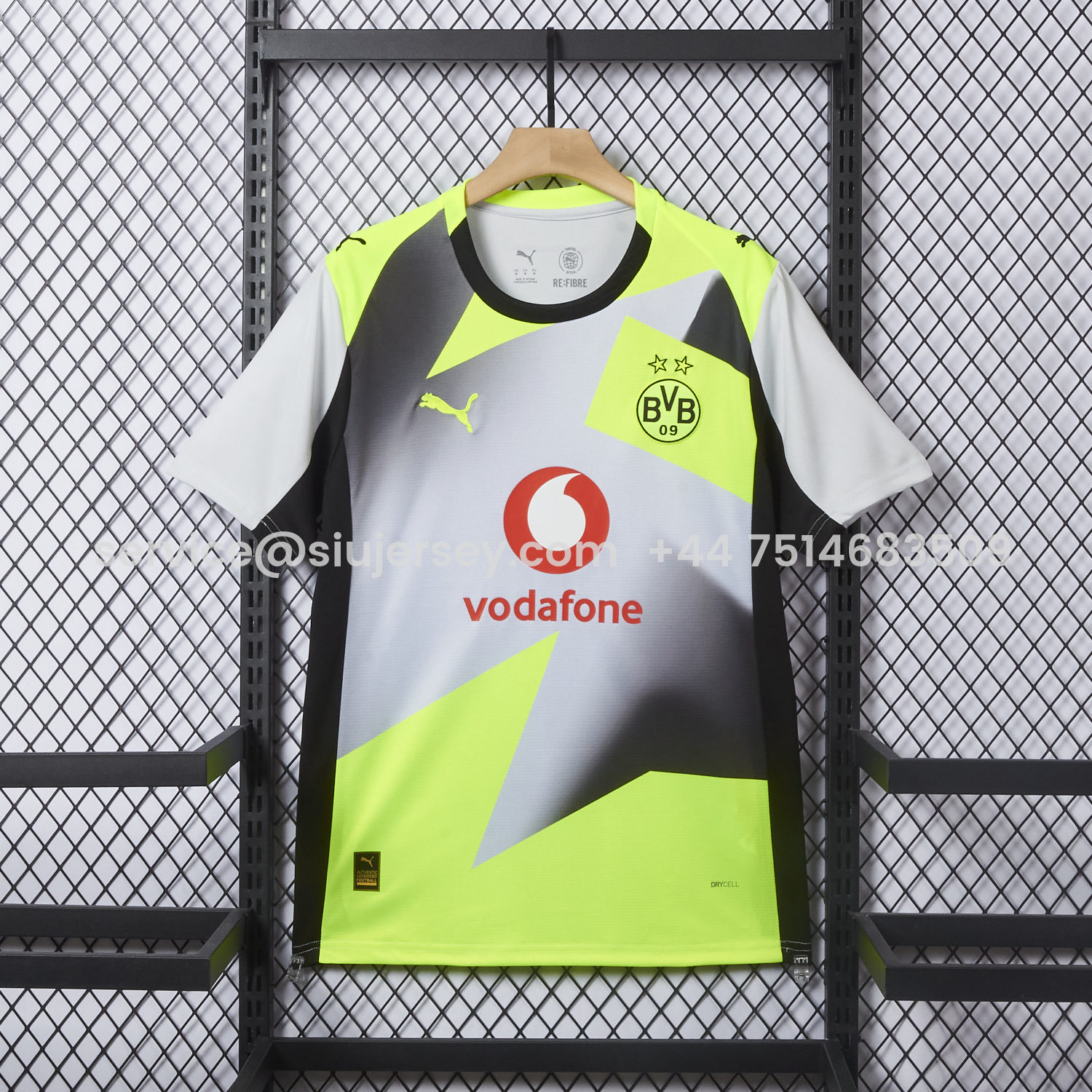 SIUjerseys-Dortmund 25-26 Away Silver Mist Jersey - Fans Version