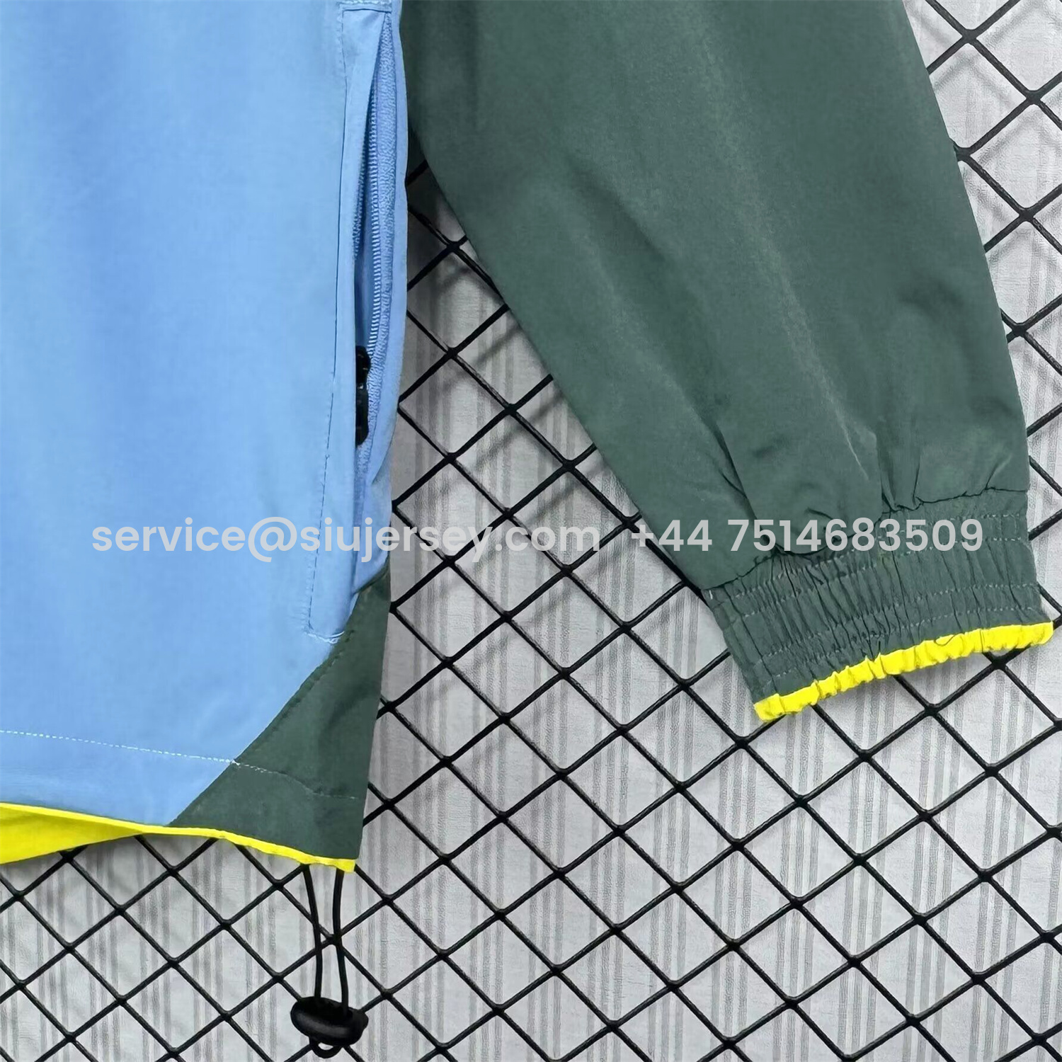 SIUjerseys-Retro Sporting CP 2002-03 Windbreaker Jacket - Blue Green