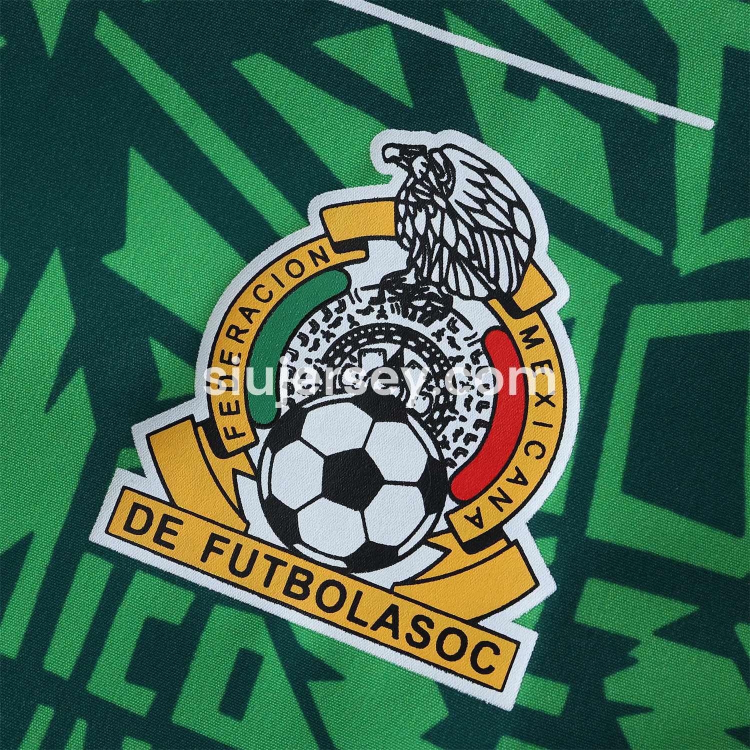 SIUjerseys-Retro Mexico 1994 Retro Style Double Sided Reversible Windbreaker - Green & Grey