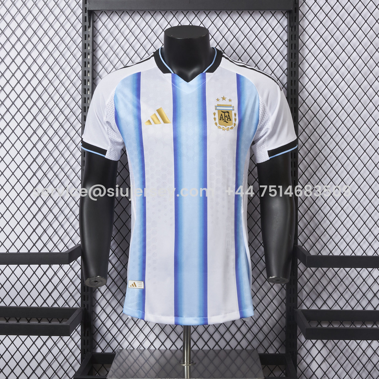 SIUjerseys-Argentina 25-26 Home Blue White Jersey(Leaked Version) - Player Version
