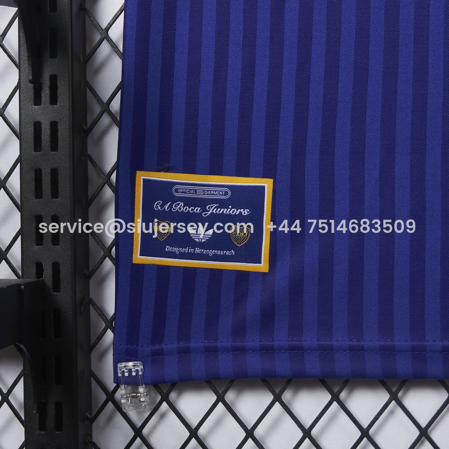 SIUjerseys-Boca 25-26 Originals Terrace Icon Blue Polo Jersey