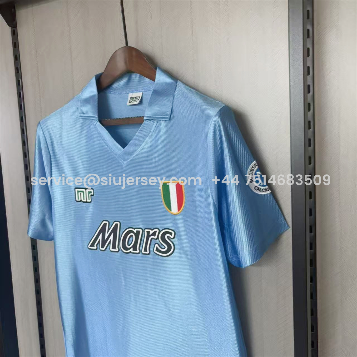 SIUjerseys-Retro Napoli 1990-91 Home Blue Jersey