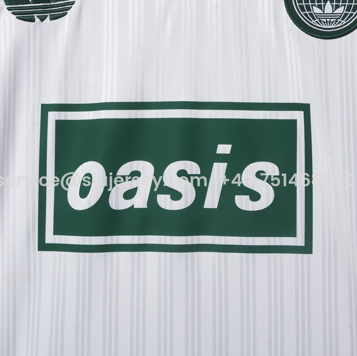 SIUjerseys-Bohemian 25-26 Oasis Originals Tour Light White Jersey With Number 25 - Fans Version