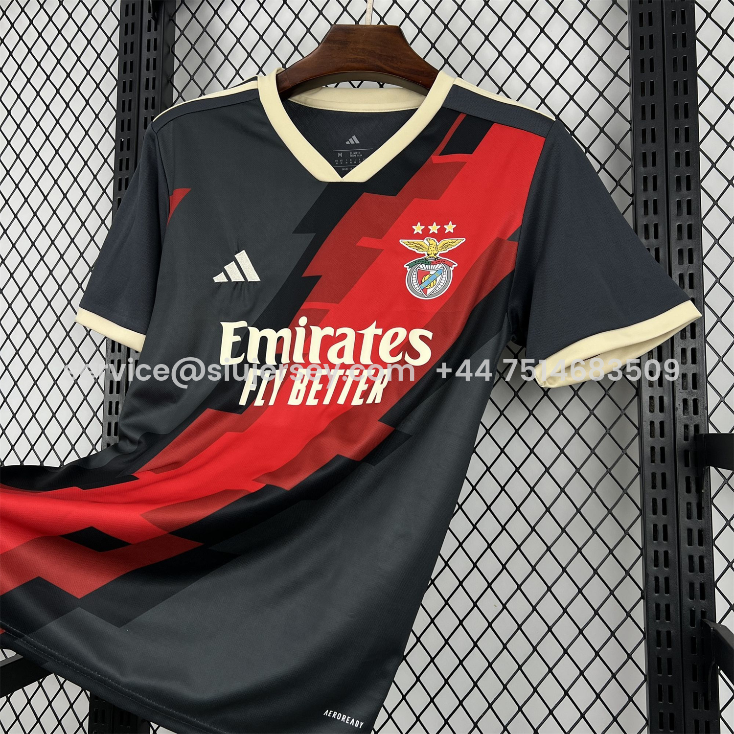 SIUjerseys-Benfica 25-26 Red And Grey Special Jersey - Fans Version