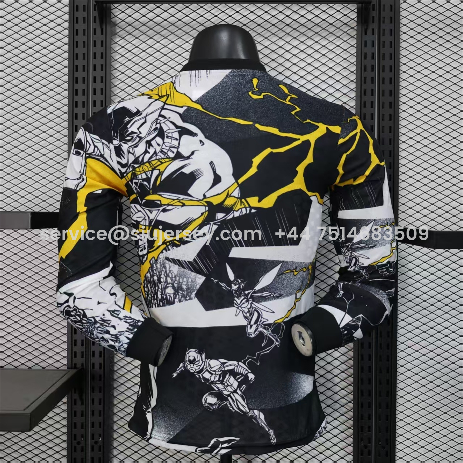 SIUjerseys-Real Madrid 25-26 Thunder Comics Pre-Match Special Long Sleeves Jersey - Player Version