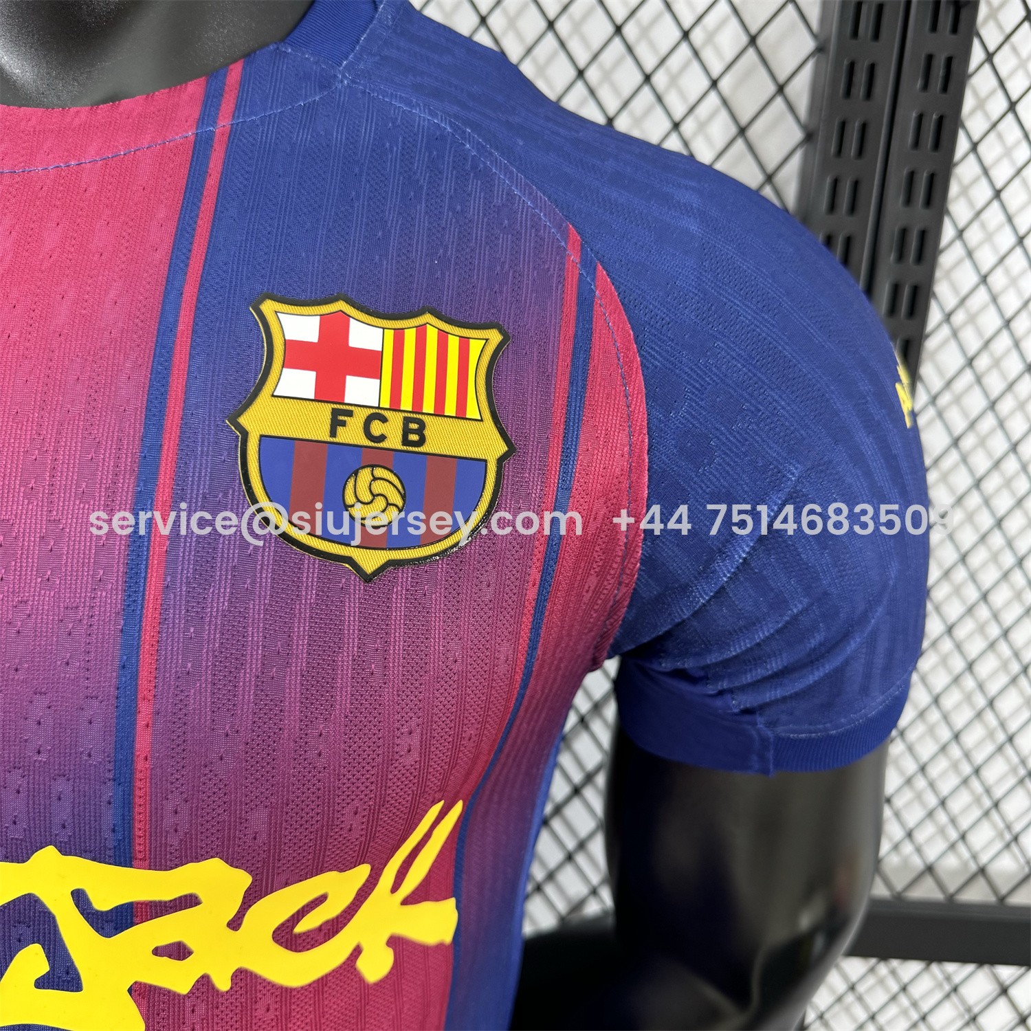 SIUjerseys-Barcelona x Travis Scott 25-26 Home Special Edition Jersey - Player Version