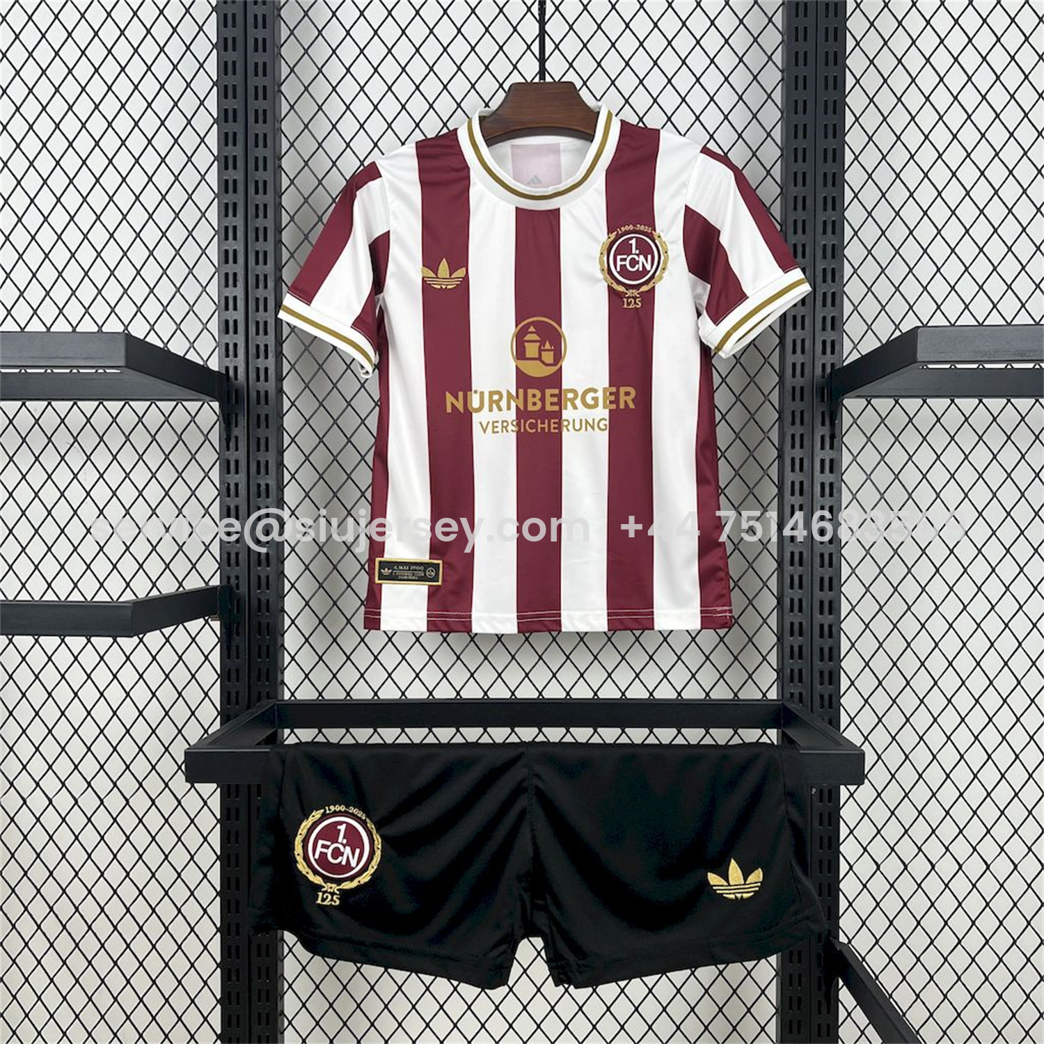 SIUjerseys-Nürnberg 24-25 125-Year Anniversary Kids Kit with Sponsor