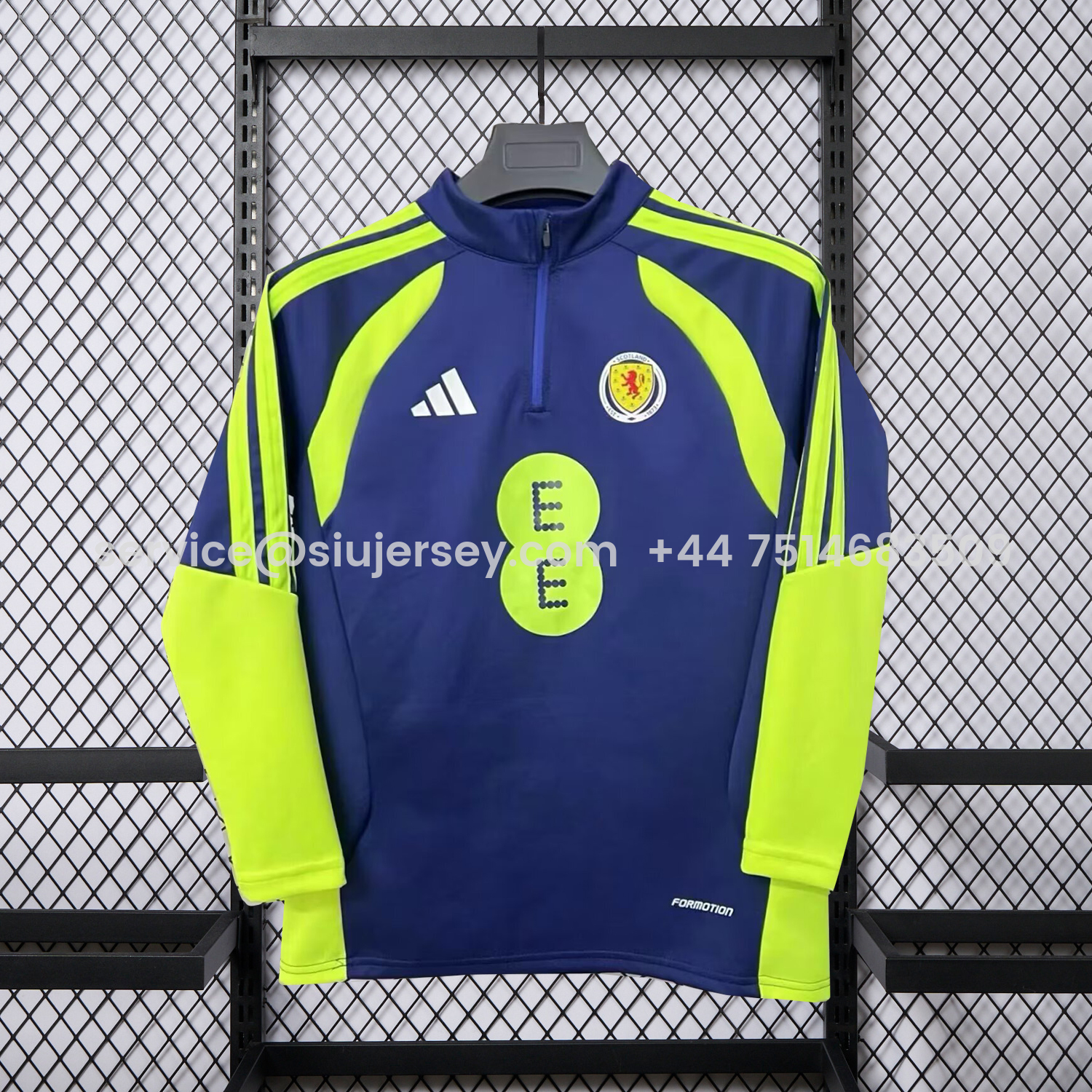 SIUjerseys-S-c-o.t l.a-n.d 2026 Blue And Green Unisex Pullover Hoodie