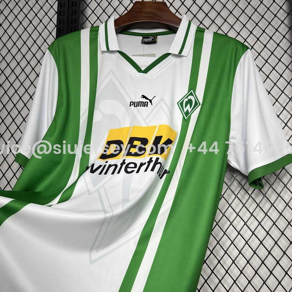 SIUjerseys-Retro Werder Bremen 1996-97 Home Jersey