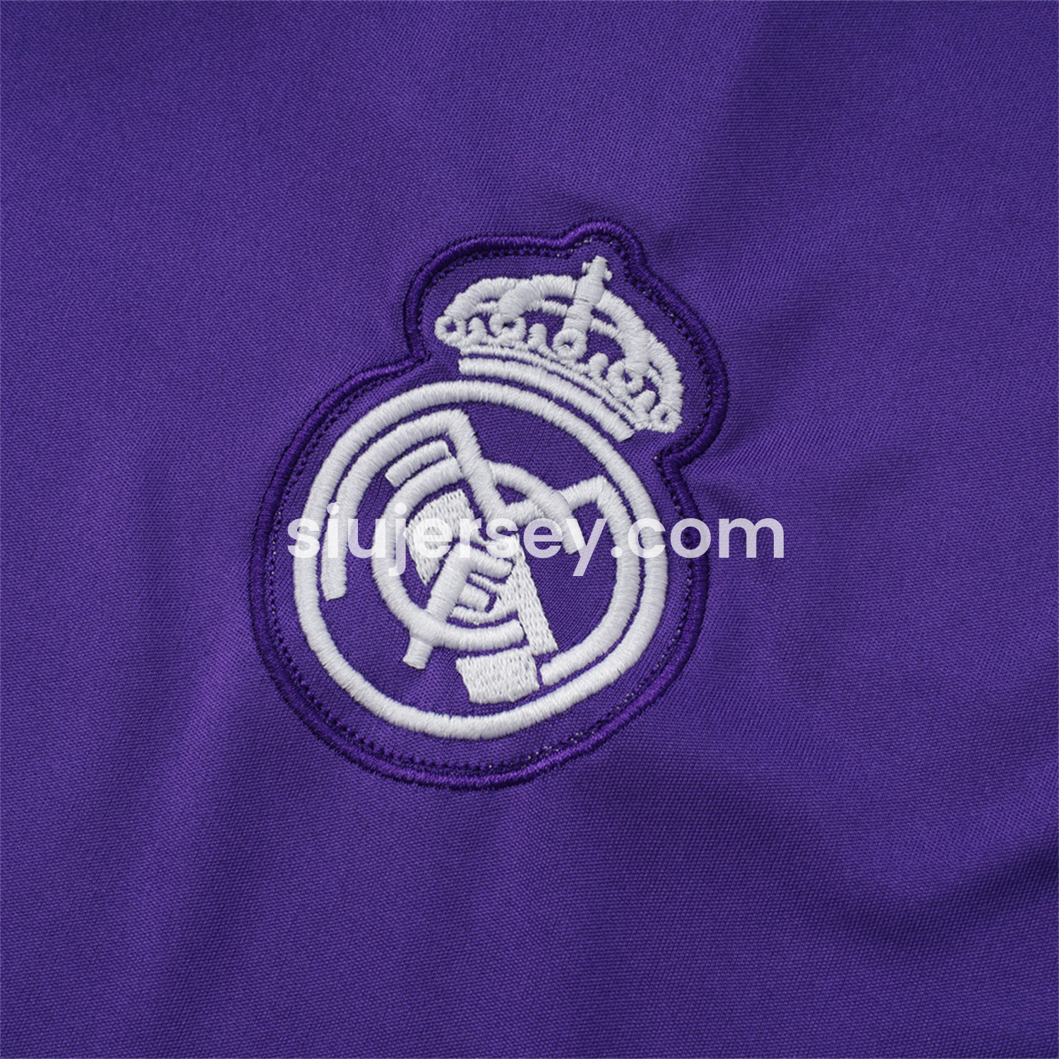 SIUjerseys-Real Madrid 25-26 Throwback Trefoil Vest Training Set - Purple