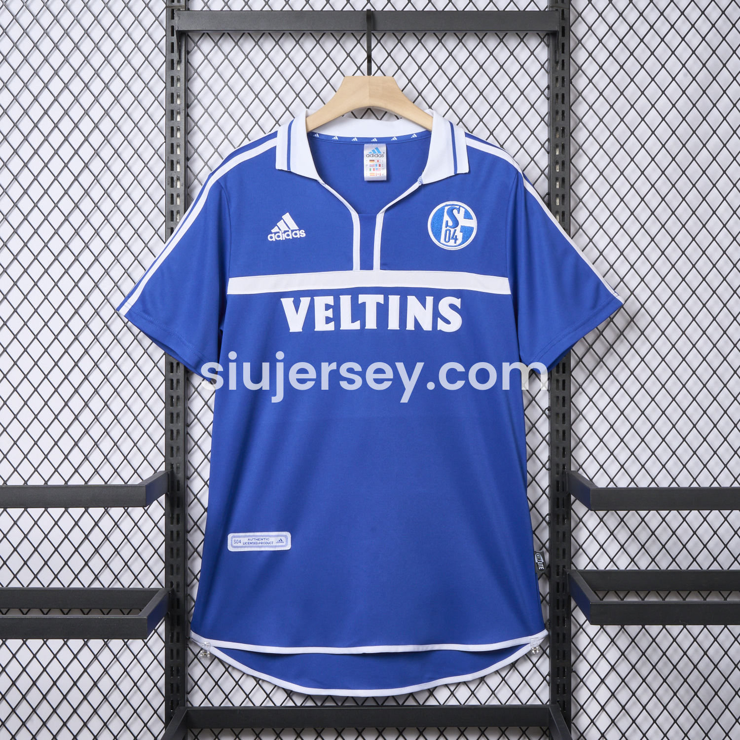 SIUjerseys-Retro Schalke 04 2000-01 Home Jersey