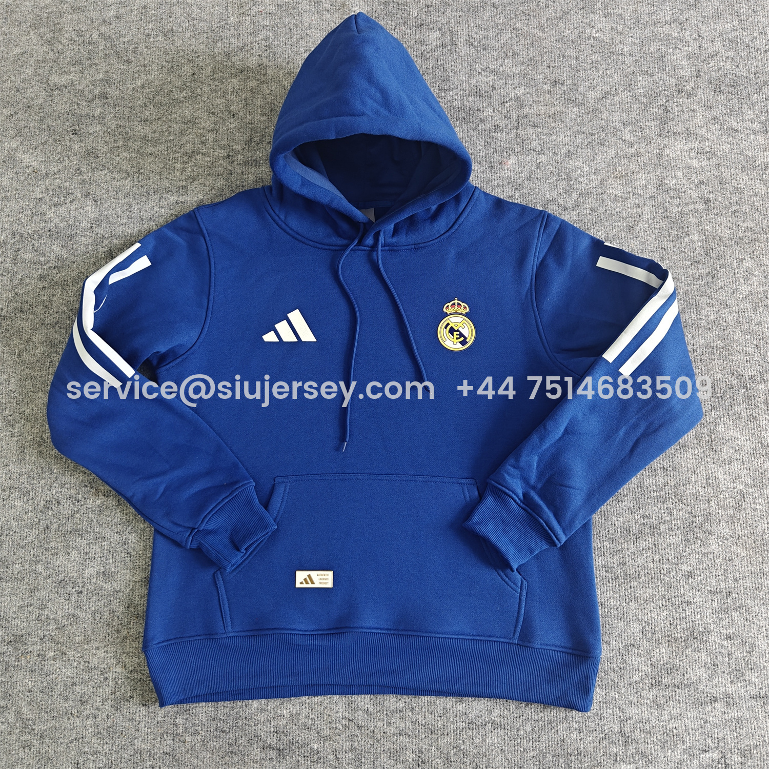SIUjerseys-Real Madrid 25-26 Home Unisex Pullover Hoodie