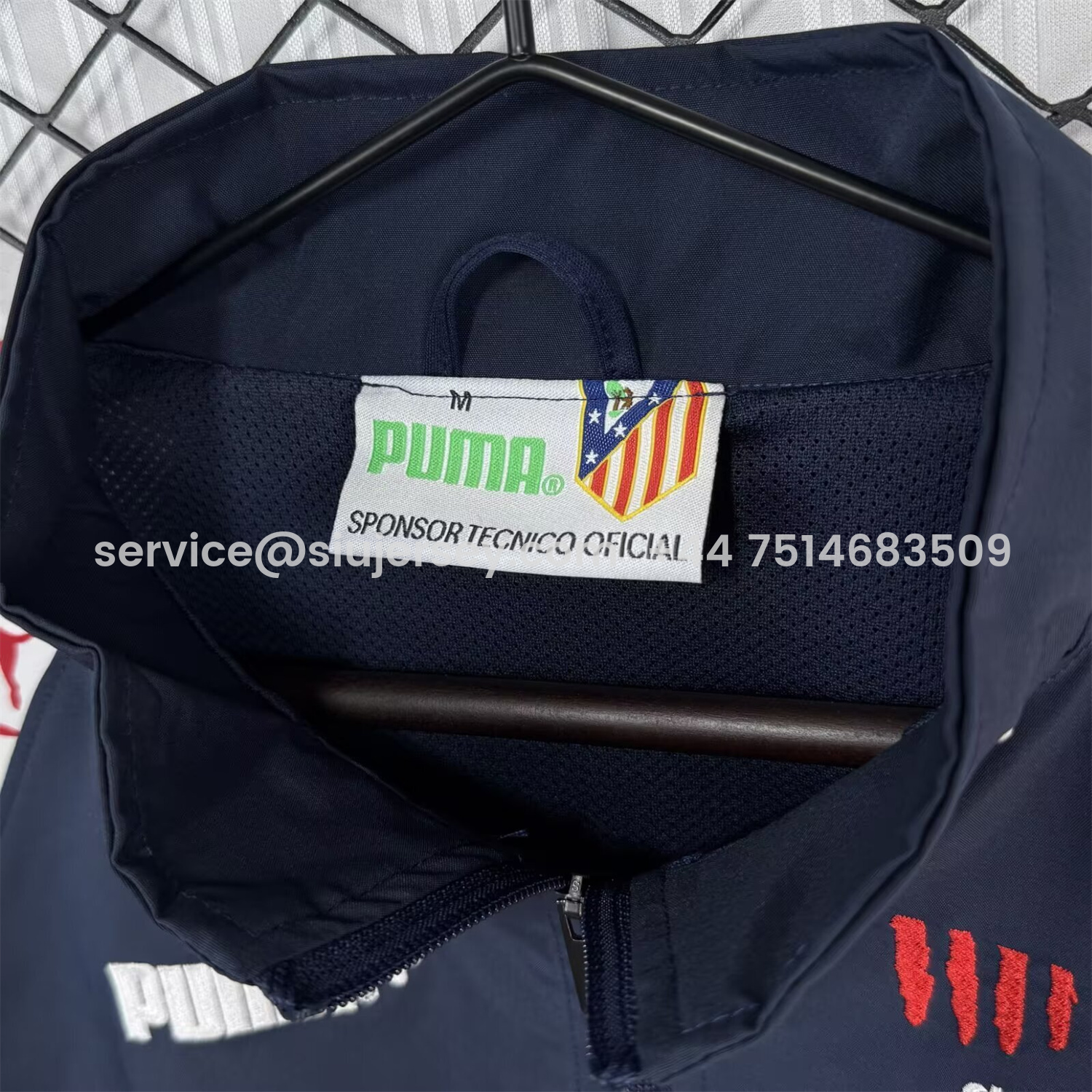 SIUjerseys-Atletico Madrid 25-26 Windbreaker Jacket - Black