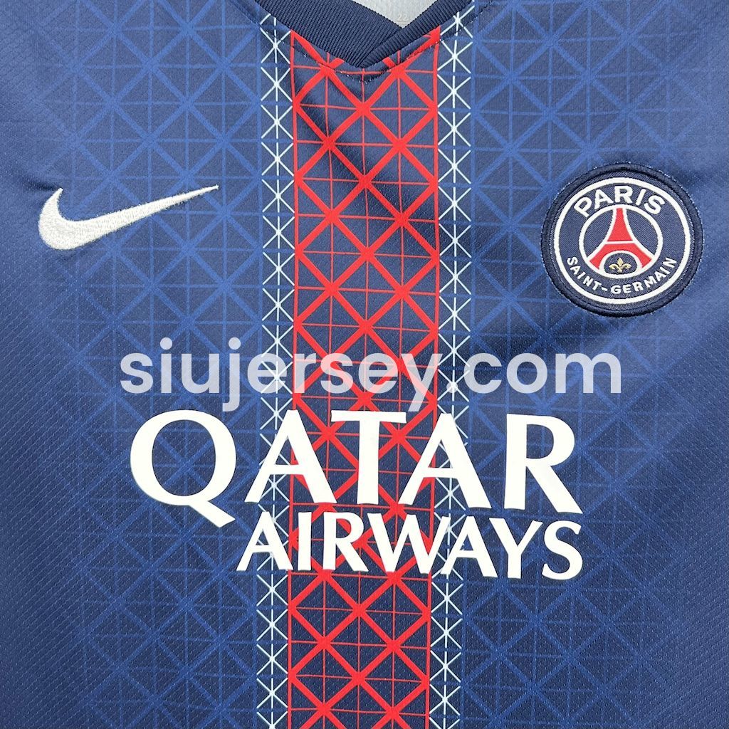 SIUjerseys-Paris Saint-Germain PSG 25-26 Home Kids Kit