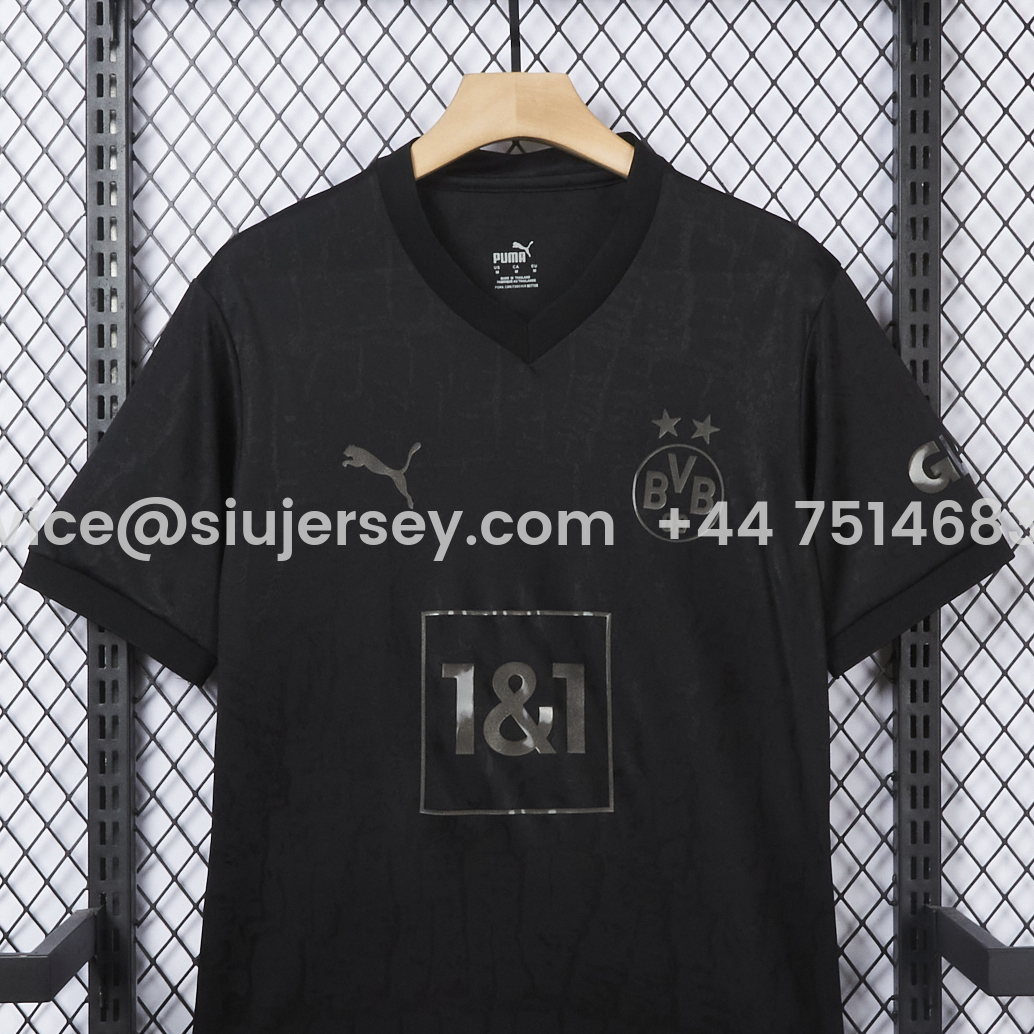 SIUjerseys-Retro Dortmund 2022-23 Black Special Edition Jersey