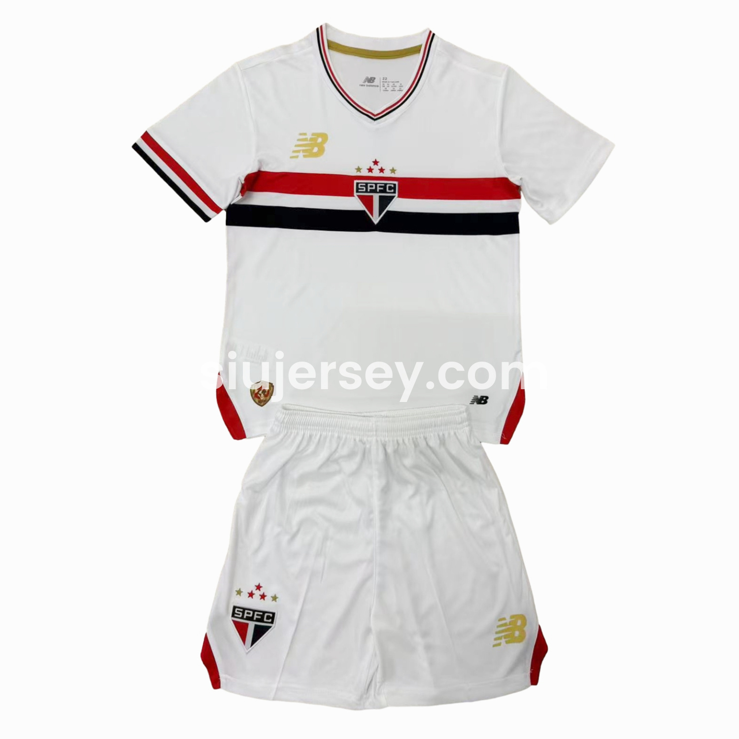 SIUjerseys-Sao Paulo 25-26 Home Men's Adult Jersey Set - Fans Version